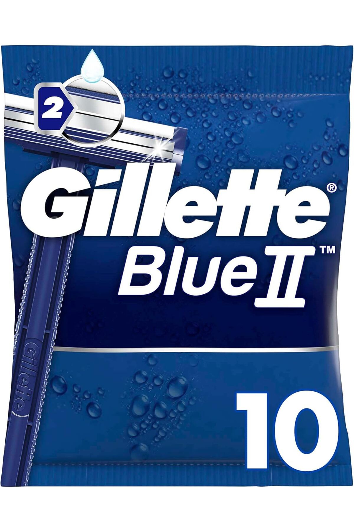 Gillette-Blue2 Kullan At Tıraş Bıçağı 10'lu 10