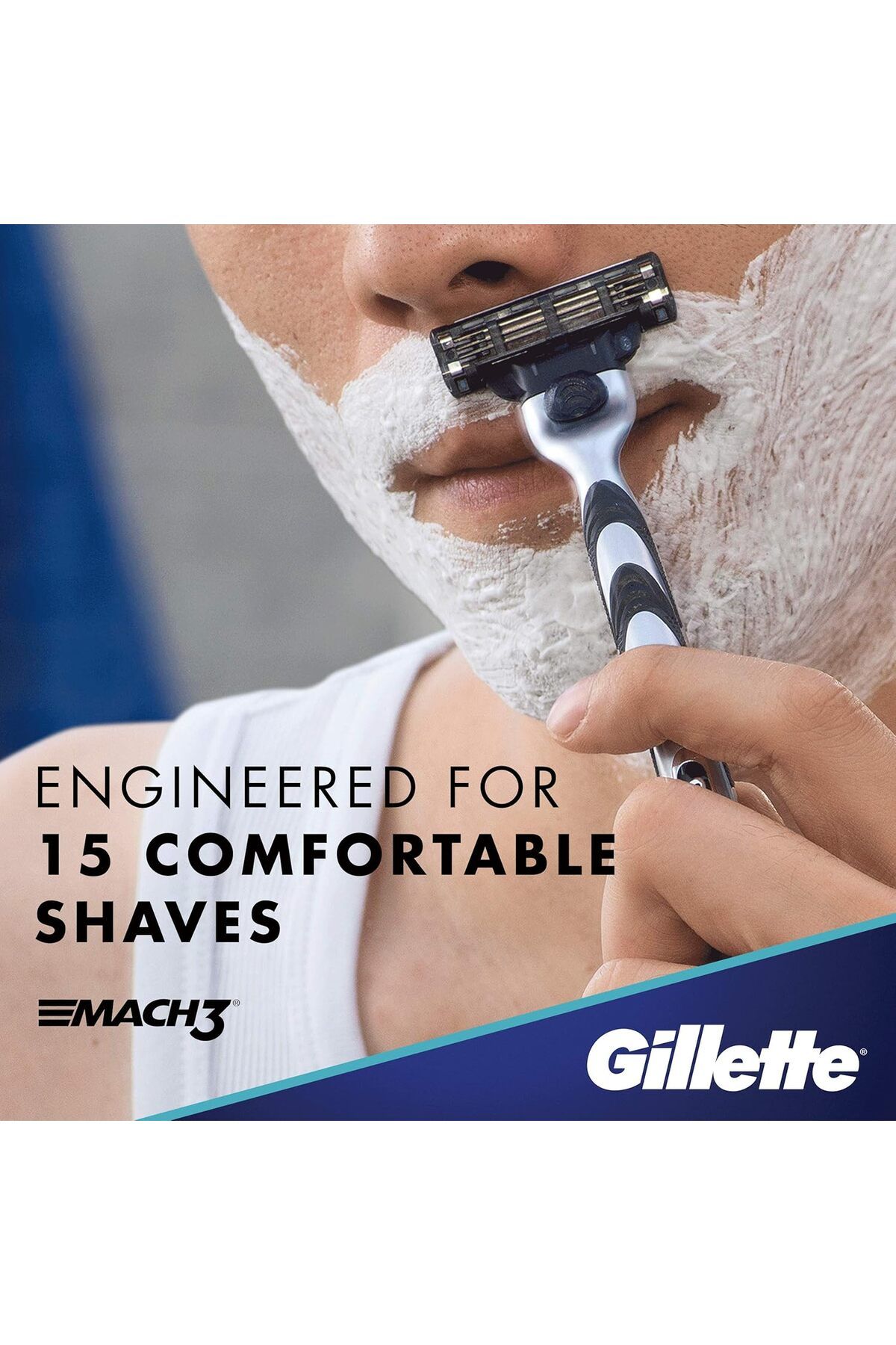 Gillette-جسم ماكينة الحلاقة Mach3 1 رأس 8