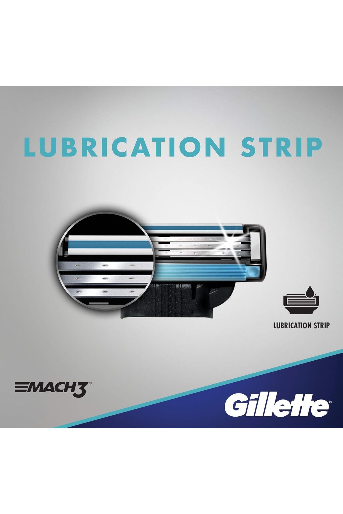 Gillette-جسم ماكينة الحلاقة Mach3 1 رأس 12