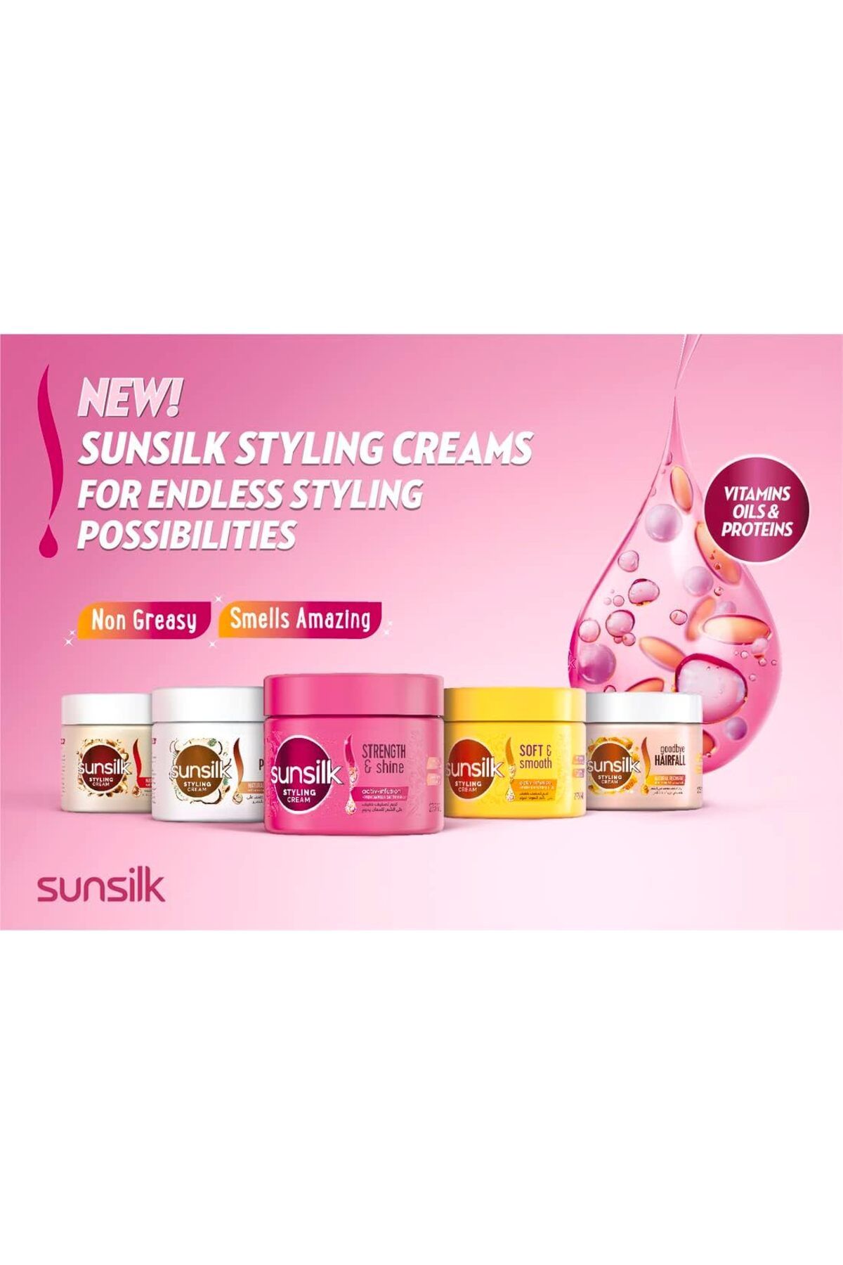 Sunsilk-Hair Cream For Defined Curls and Volume Blended with Argan Oil, 275 ML 6