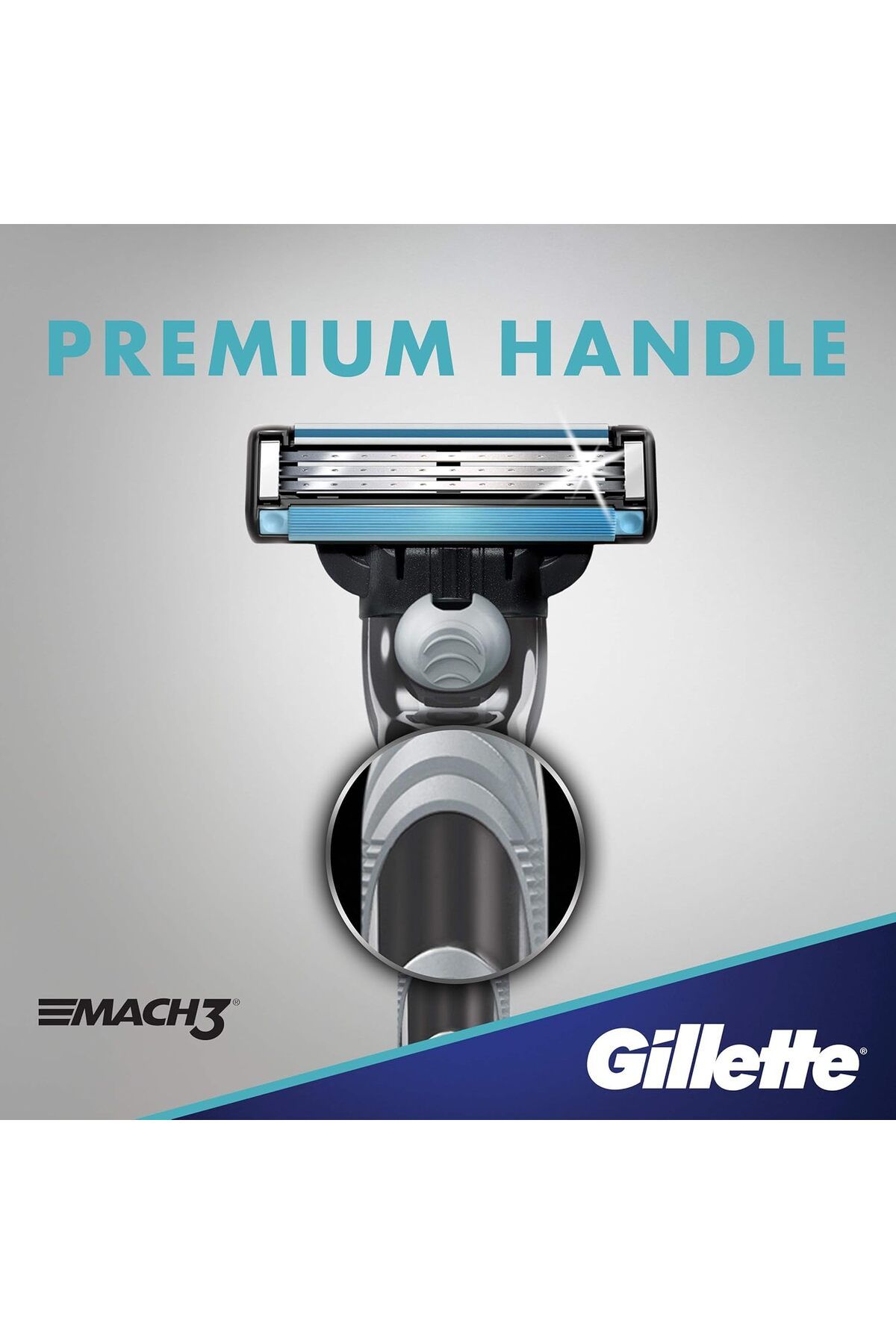 Gillette-جسم ماكينة الحلاقة Mach3 1 رأس 9
