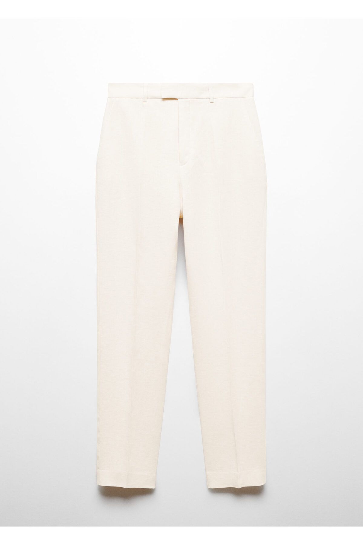 MANGO-Natural Women's Trousers 67897111 5