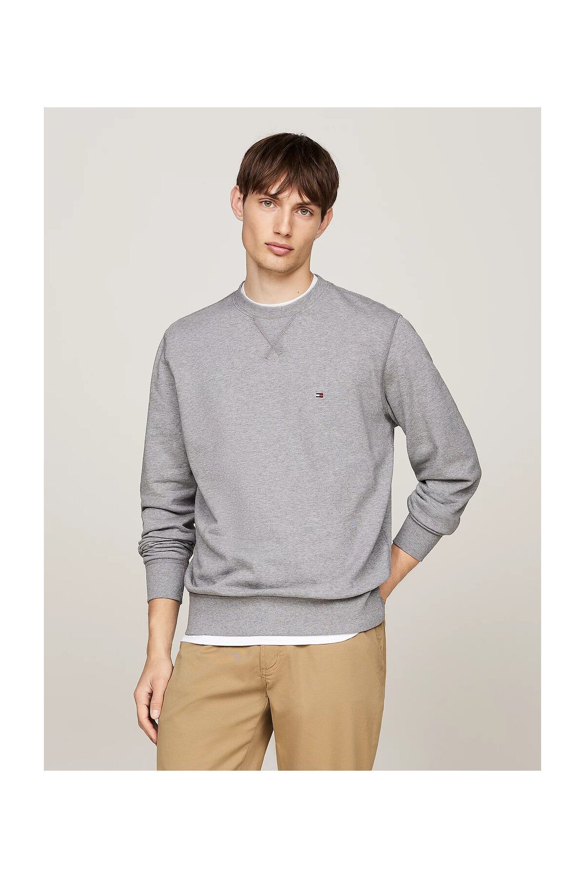 سویشرت مردانه ESSENTIAL TERRY CREWNECK - سبز Tommy Hilfiger