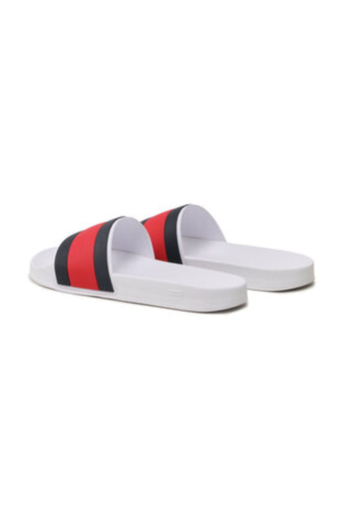 دمپایی سفید مردانه استخر پرچم هفتم لاستیک اورجینال Tommy Hilfiger