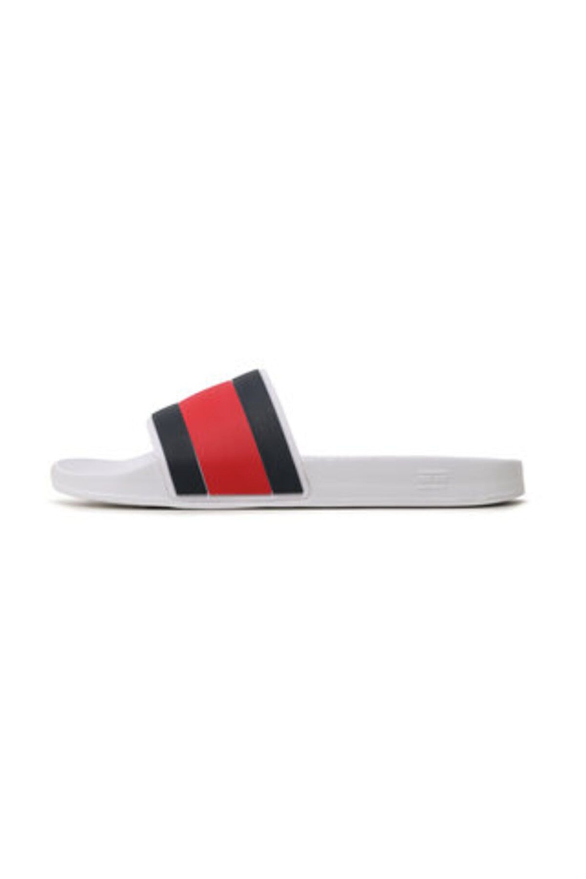 دمپایی سفید مردانه استخر پرچم هفتم لاستیک اورجینال Tommy Hilfiger