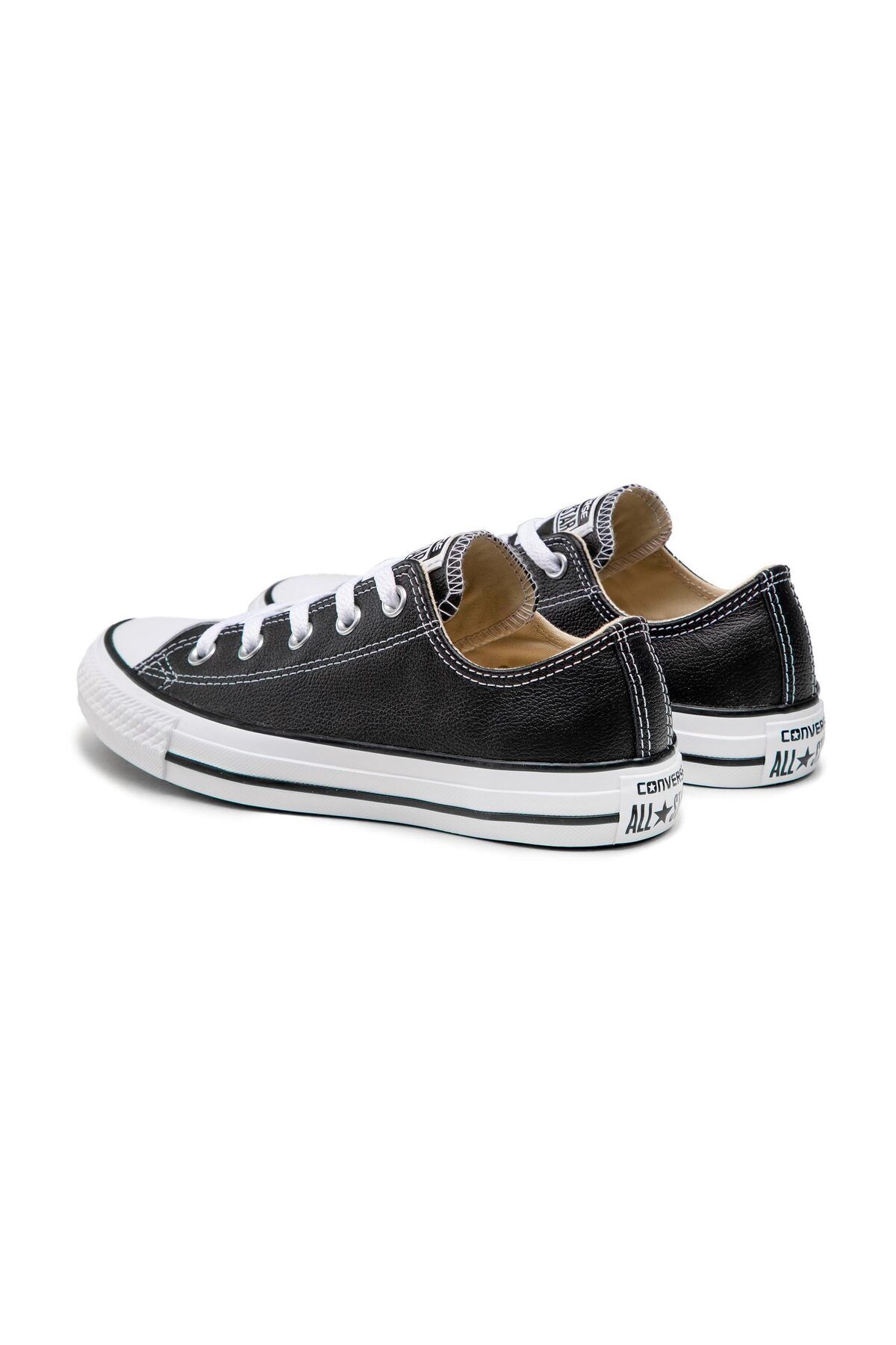 converse-Chuck Leder 132174 C Ct as Ox Classic Lea Black Schwarz - Trampki 4