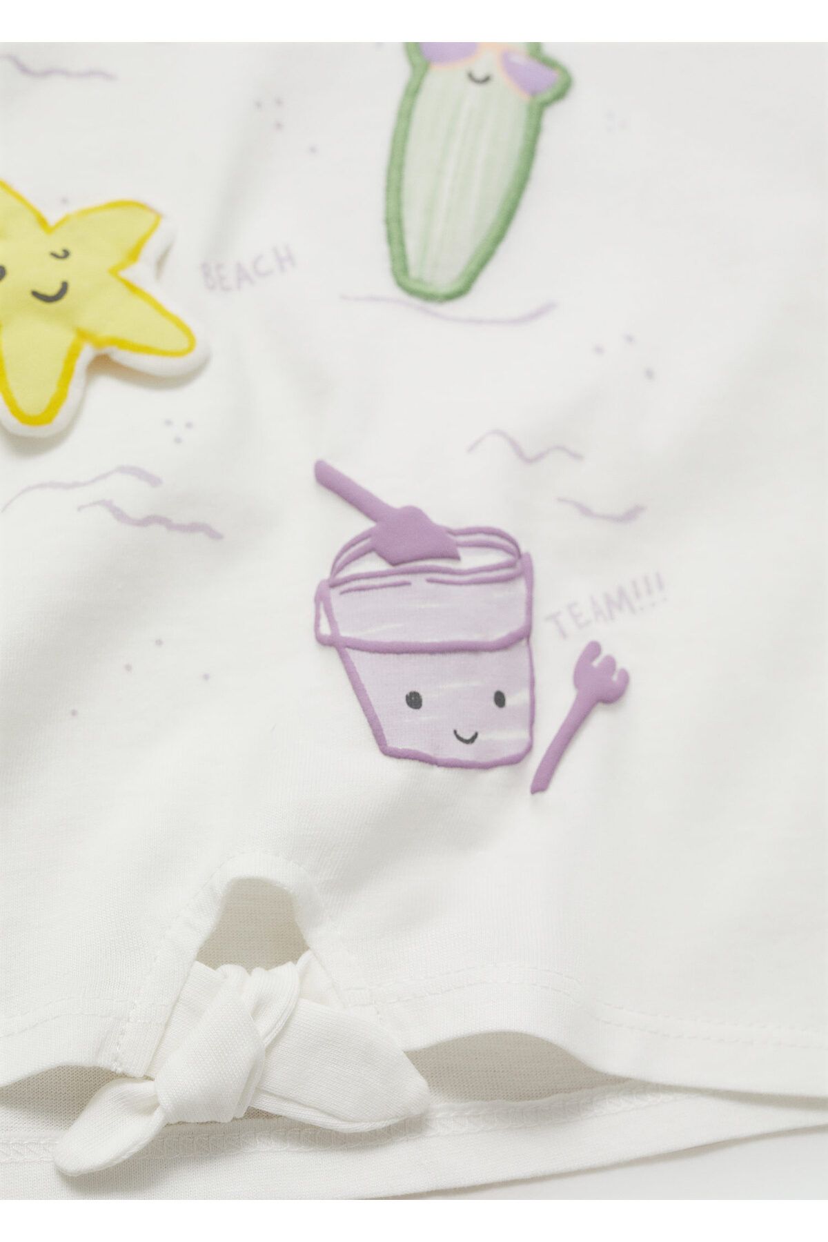 MANGO-Κοριτσάκι Cherry White T-Shirt 67007951 4