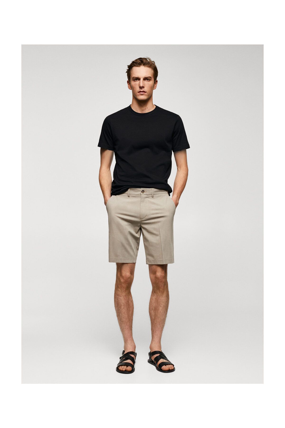 MANGO Man-Basic-T-Shirt aus Baumwollstretch 6
