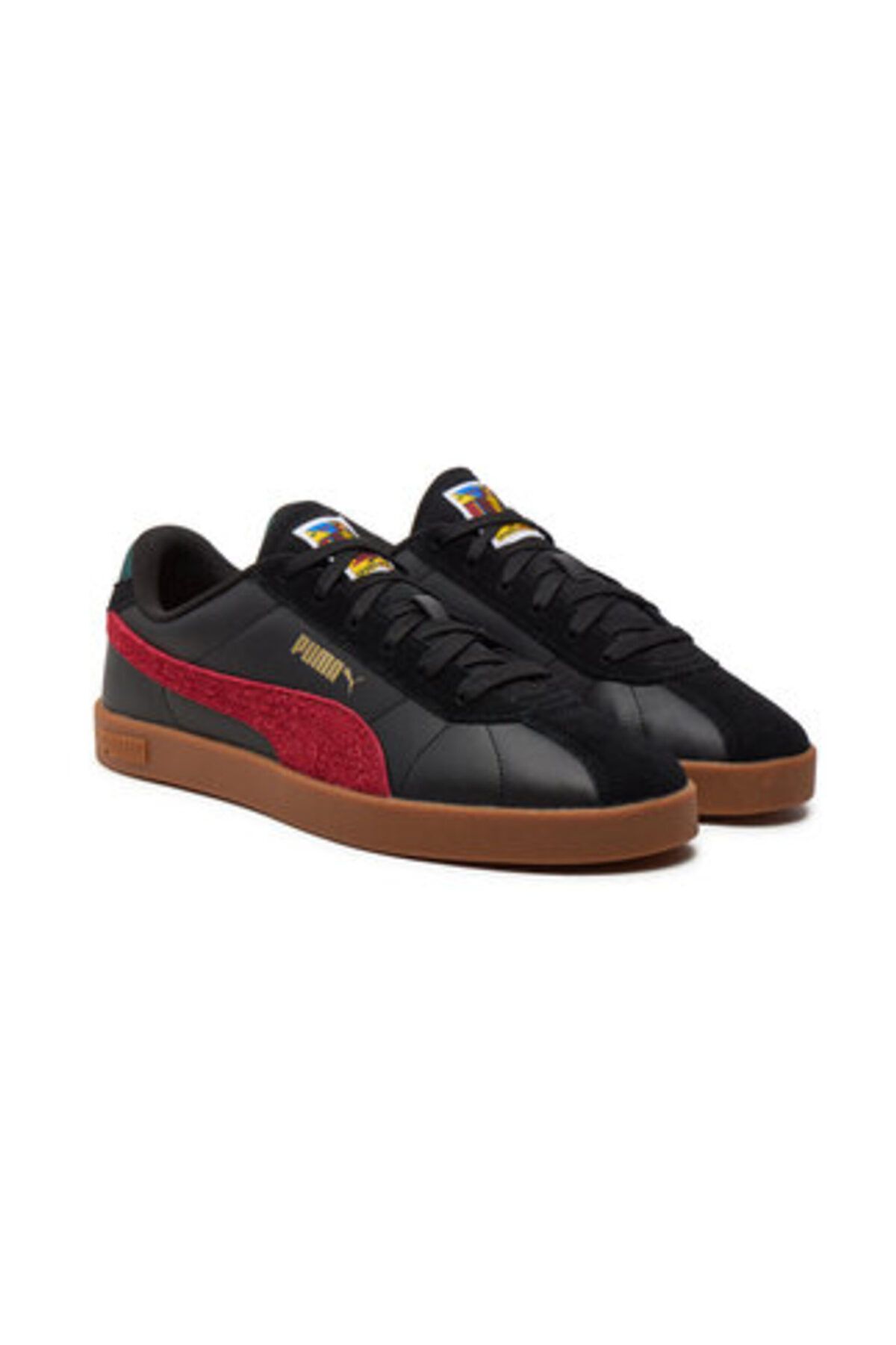 Puma-397446 -01 Puma Club II - Pánské černé sportovní boty, Sportovní rok 3