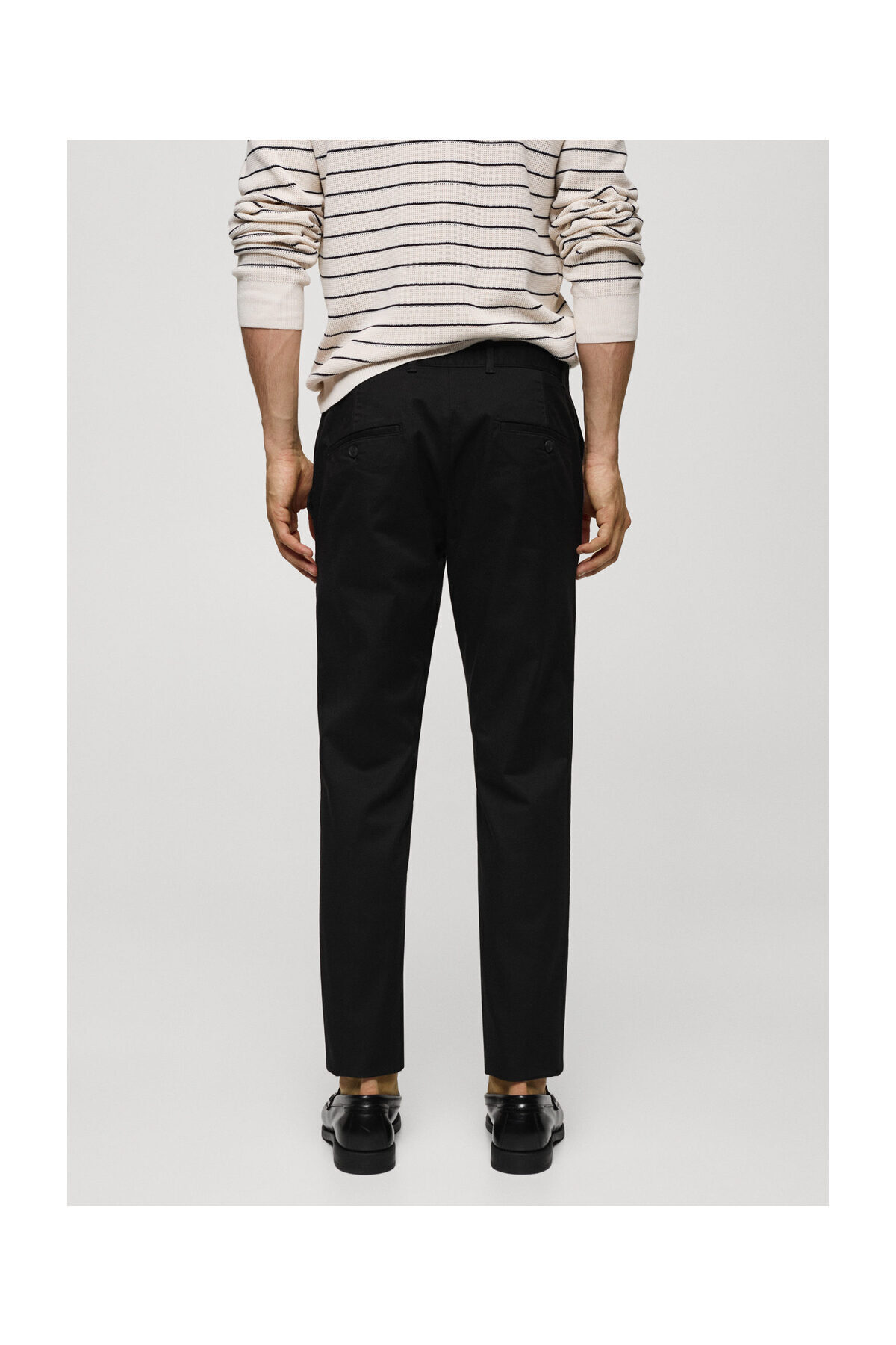 MANGO Man-Kalhoty Slim fit serge chino 7