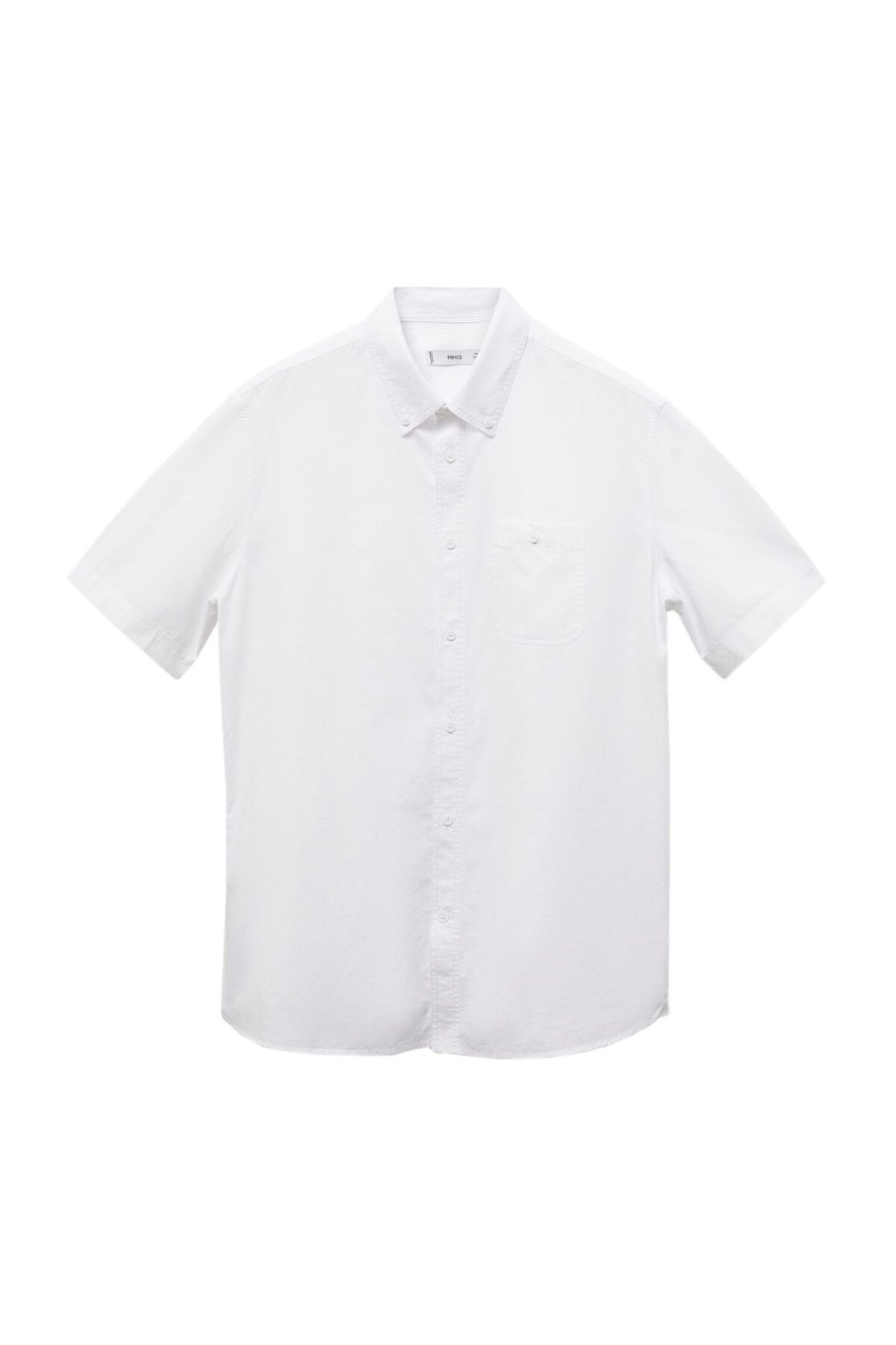 MANGO Man-Camasa cu maneca scurta 100% bumbac 3