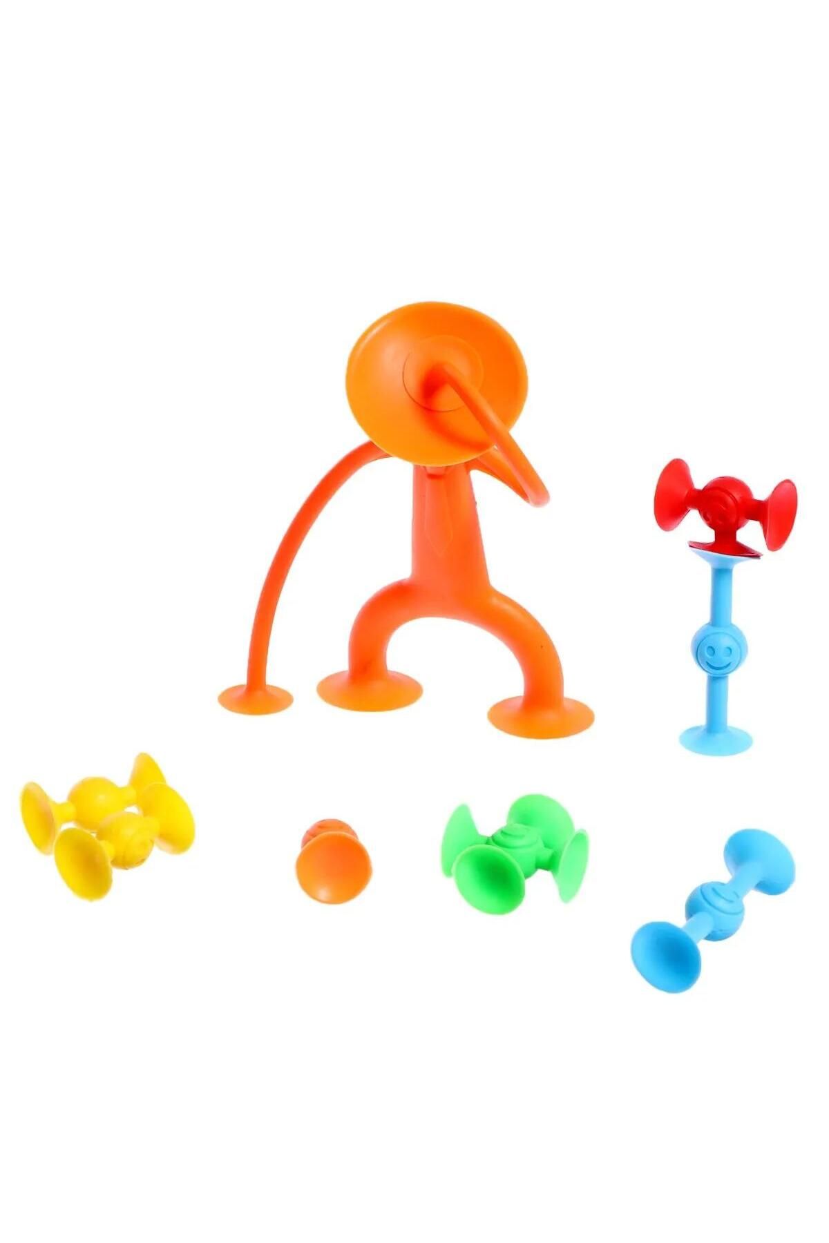 Hyd-Suction Cup Man Family 8 Piece Super Educational Set Flexible Anti Stress Toy 8 Pieces 5