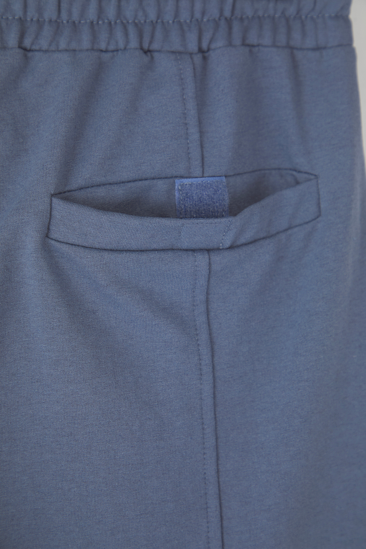 Trendyolmilla  Mavi Regular/Normal Kesim Orta Boy Lastik Belli Bağcıklı Dikiş Detaylı Şort TMNSS20SR0070 - Görsel 8