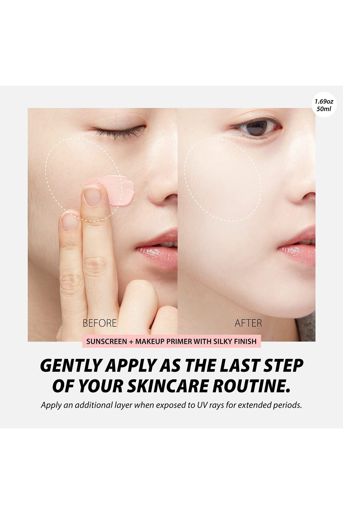 A'PIEU-Pure Block Tone Up Sunscreen SPF50+/PA+++ 50ml | Reef Safe Korean Makeup Base 5