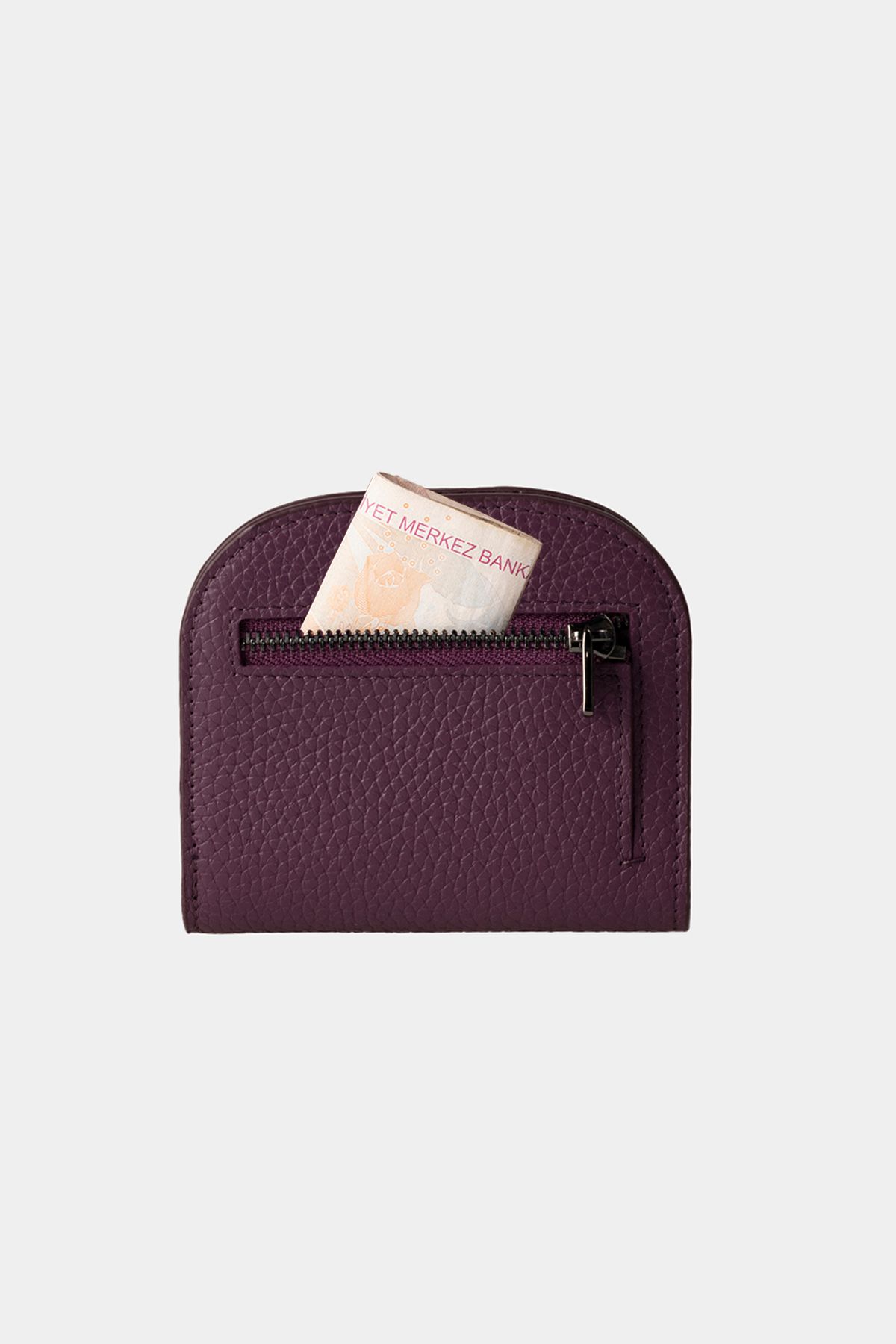 Grande-2817 Minimal Wallet - Genuine Leather, Oval Design 8