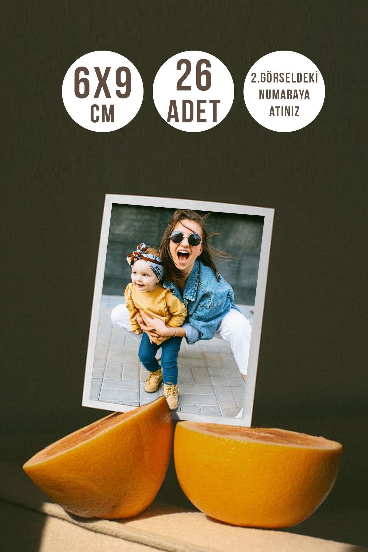 yhfoto 26 Adet 6x9 Foto Baskı - Fotoğraf Baskı - 6 x 9 cm - Parlak Foto Kart Baskı *2X