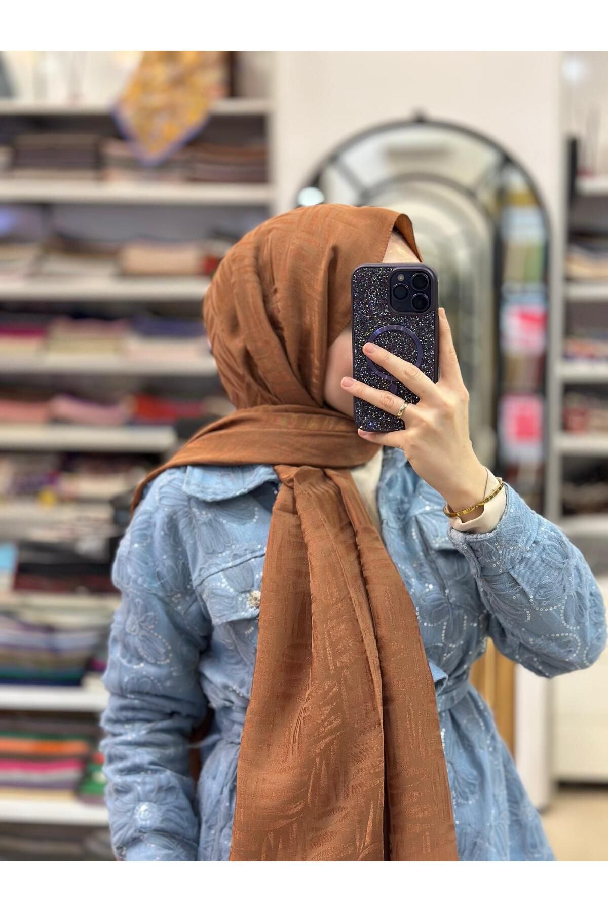 HAREM SCARF-Tile Harem Scarf Lyocell Elisa Shawl 2