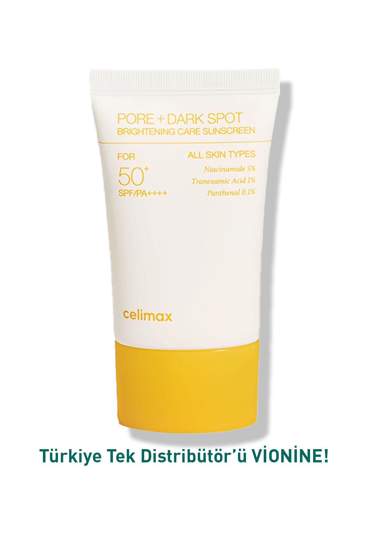 Celimax-Pore Dark Spot Brightening Care Sunscreen Spf50 Pa 50Ml/Anti-Blemish Brightening Sun Cream (Vionine) 1