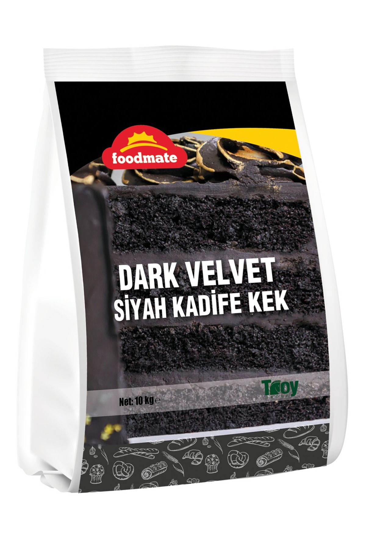 Foodmate Si̇yah Kadi̇fe Kek 10 Kg
