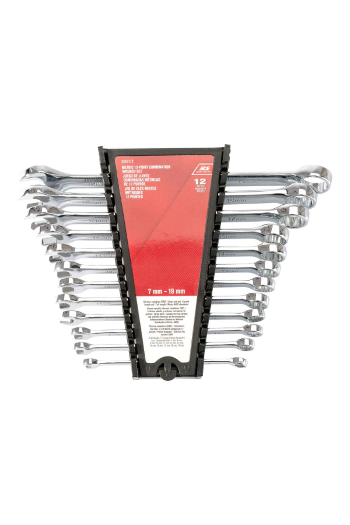 ACE-12-Piece High Quality Sturdy Handle Rust Resistant Combination Wrench Set 2