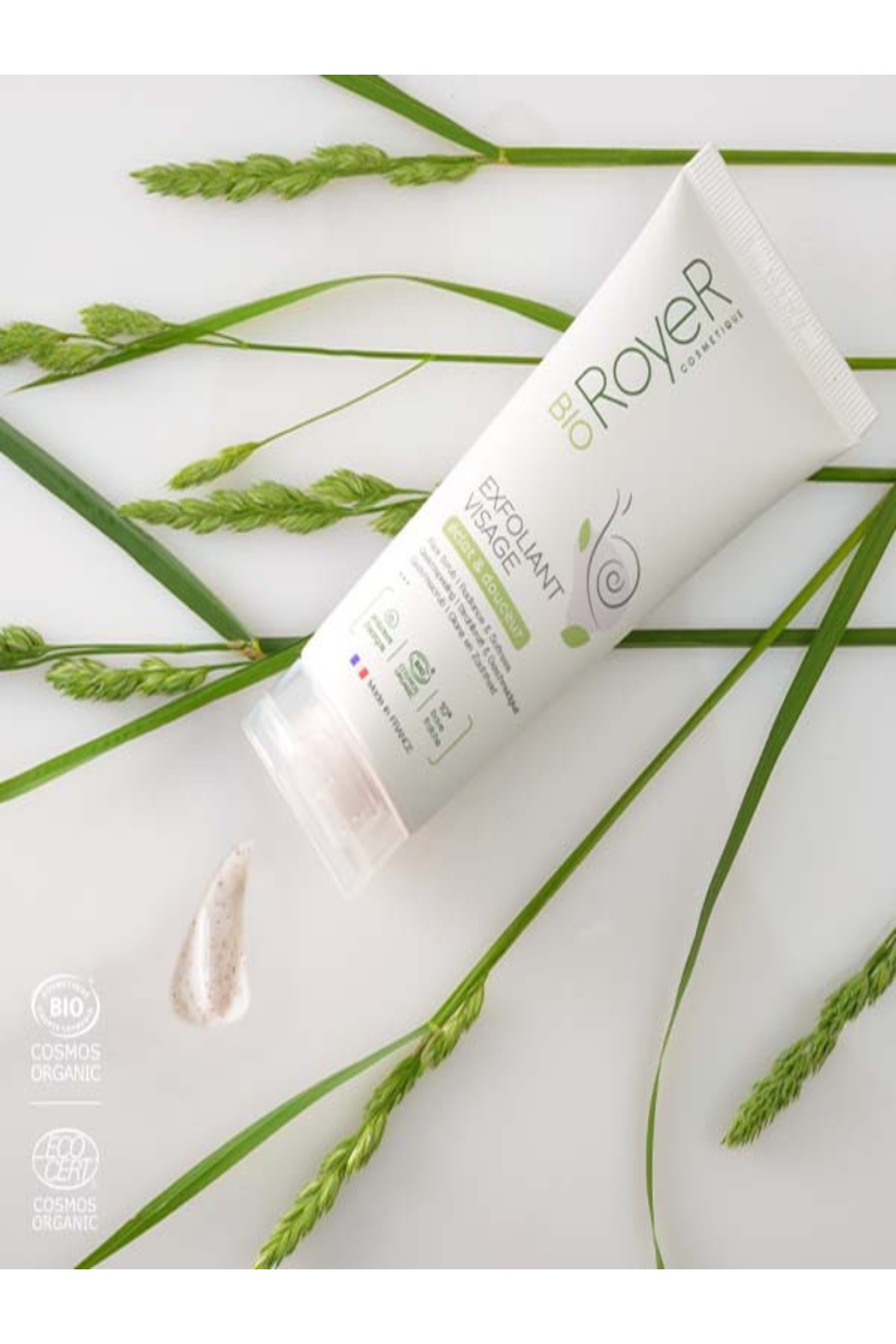 % 100 Bio Cosmos Organic Salyangoz Salgılı Arındırıcı Yüz Peelingi ( Scrub ) 75 ml / Made In France — İFS503