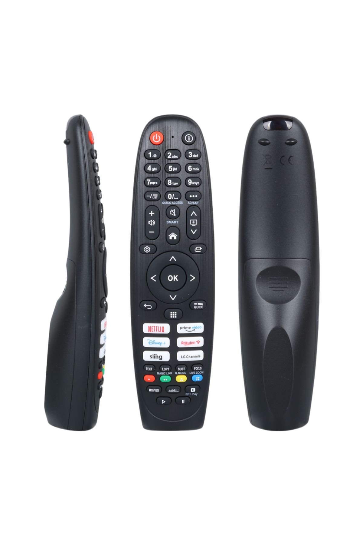 Lokal Marketing RM-L1888 LG NETFLIX-PRIME VIDEO-REN TV-DISNEY+ TUŞLU UNIVERSAL LCD LED TV KUMANDA ( - LKM7546-4715