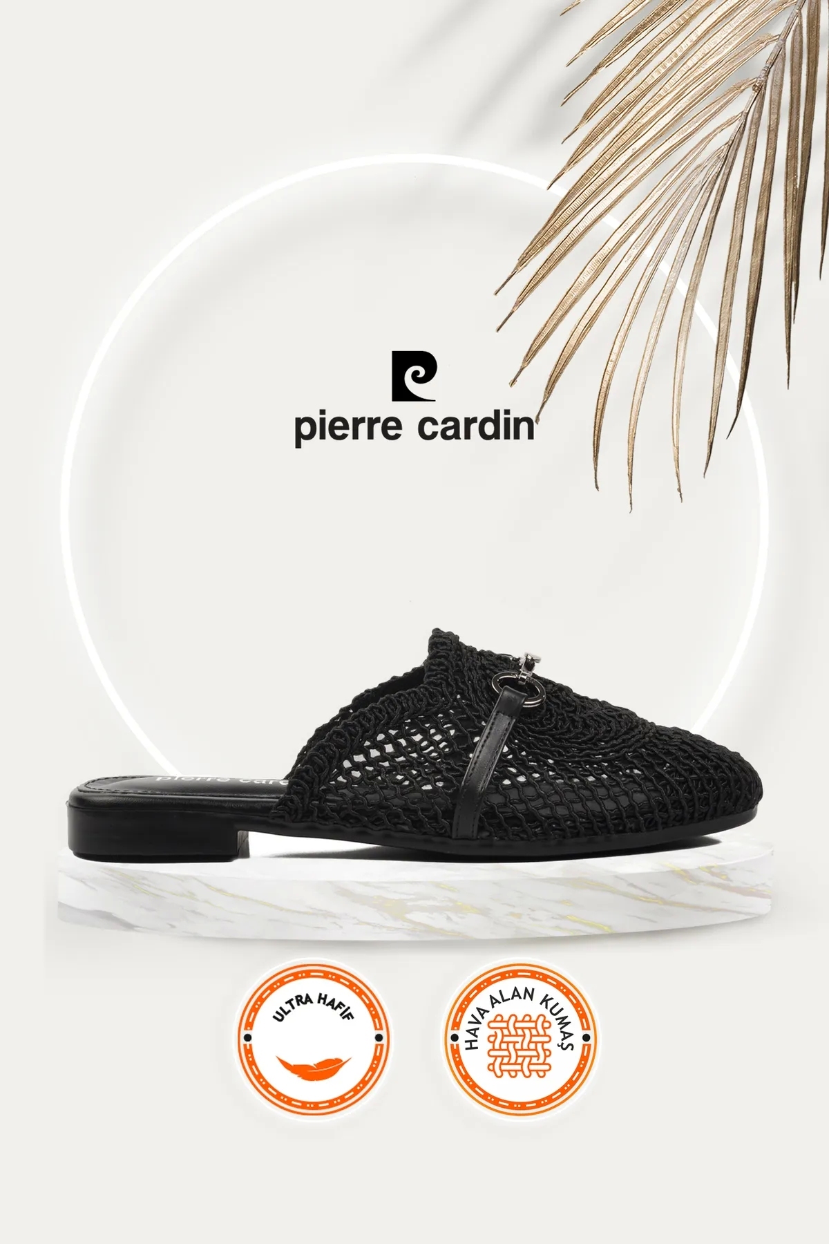 1_org_zoom دمپایی Pierre Cardin پیر کاردین بافته زنانه PC-53128 اورجینال - تصویر 1