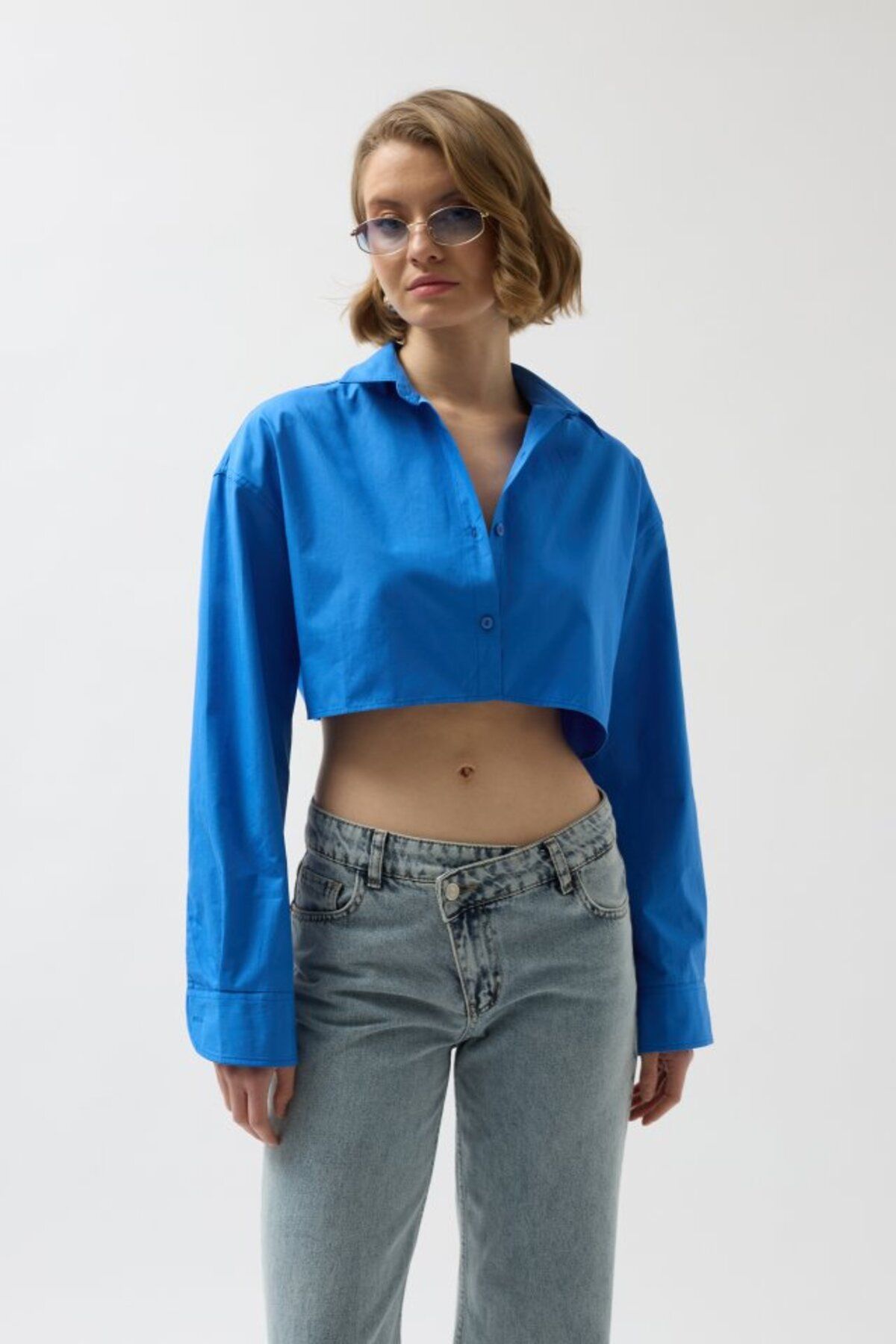 Simala-Crop Oversize Shirt 1