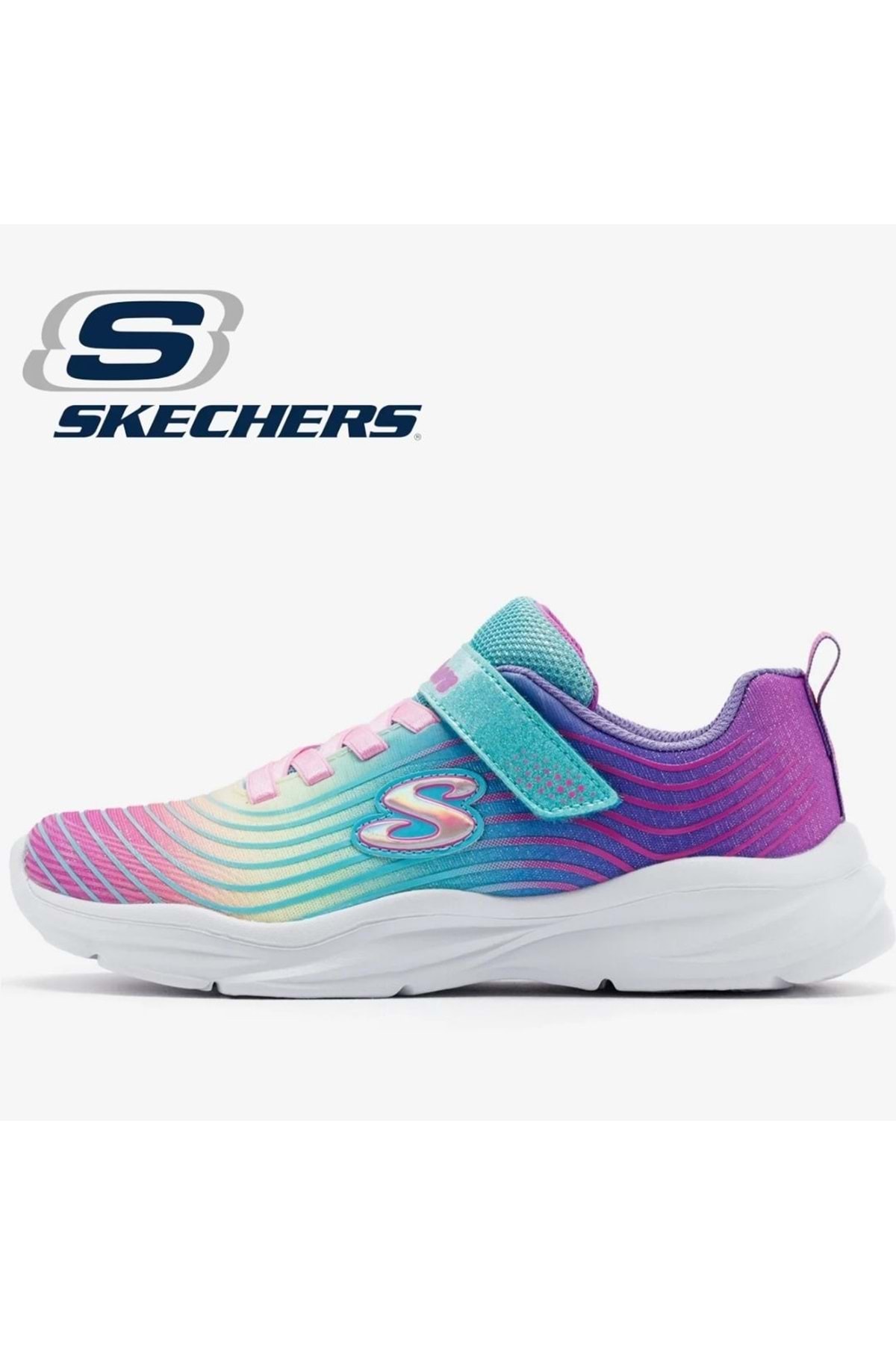 اسکچرز کفش ورزشی ارتوپدی بچه‌گانه Power Jams-Pastel Speed ​​303554L بنفش