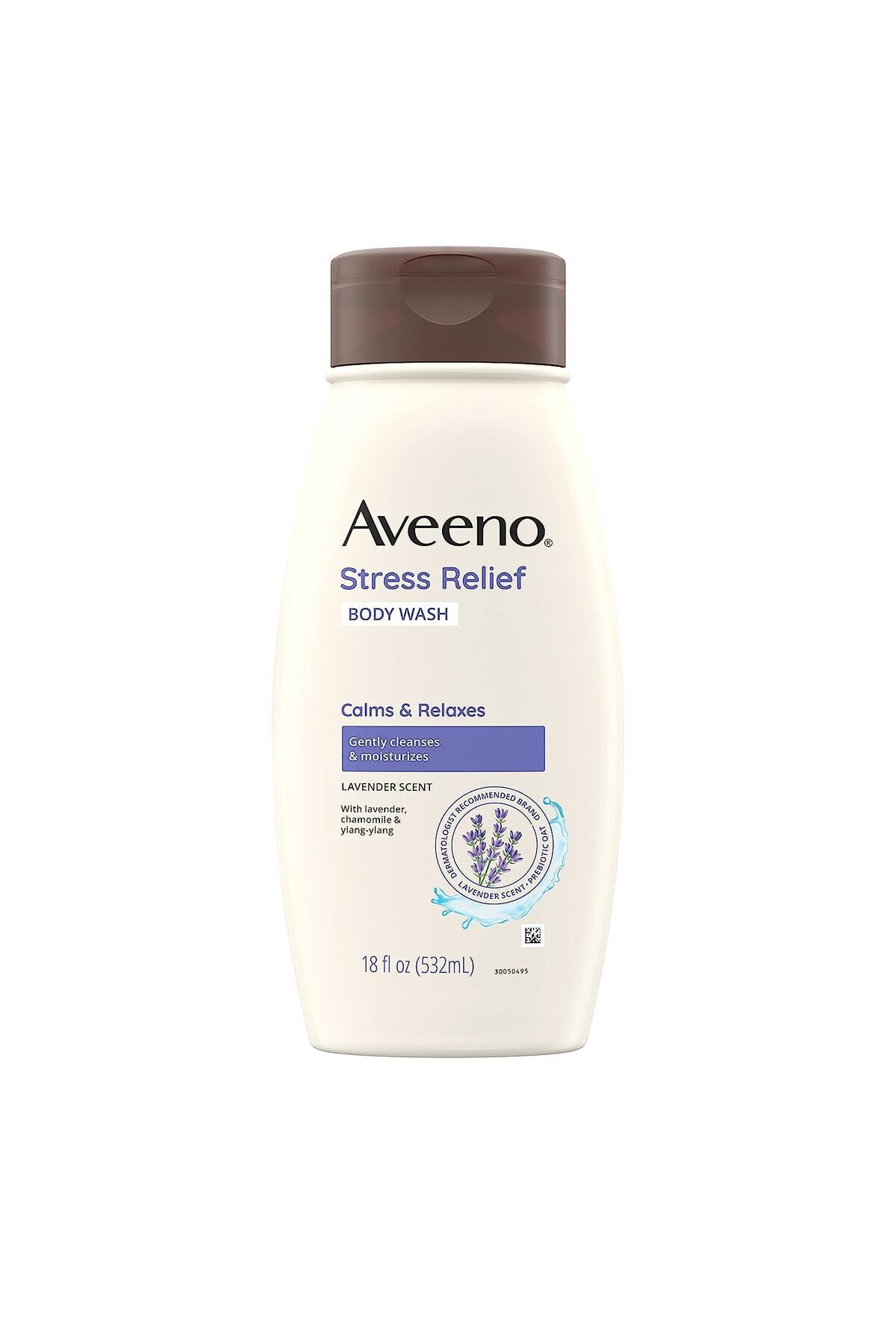 AVEENO-Stress Relief Body Wash with Oat & Lavender, Sensitive Skin, Moisturizing, Sulfate-Free, 18 fl. oz 1