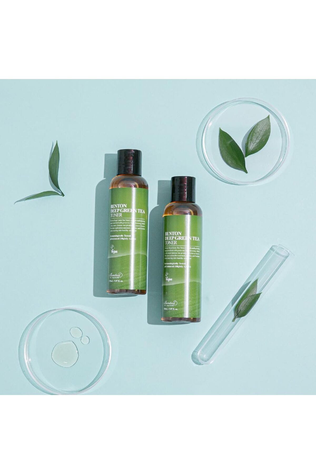 Benton-Deep Green Tea Toner 150ml - Sensitive & Oily Skin Korean Face Toner 7