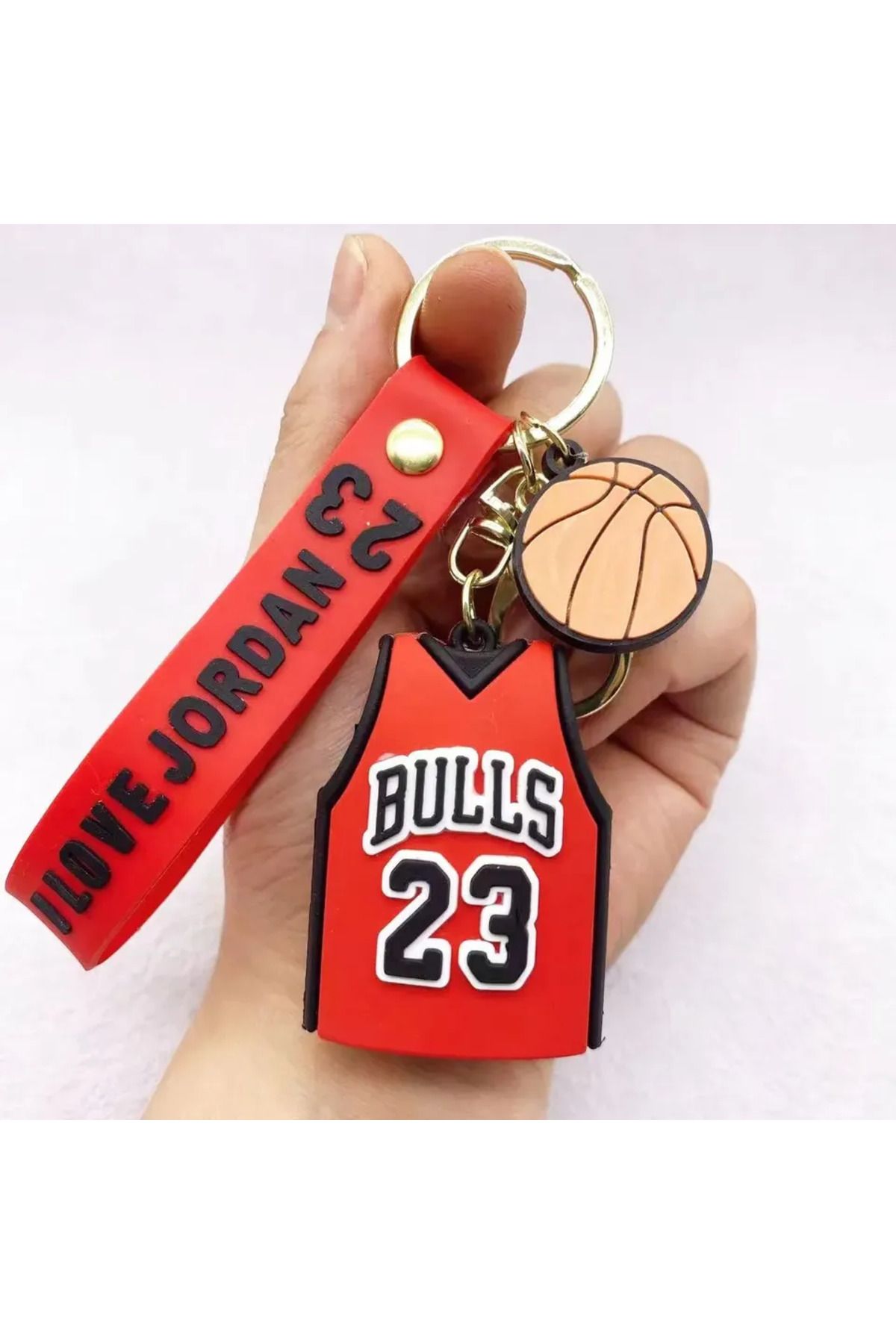 Hot Toys-6 cm PURPLE New Basketball Clothes Silicone Doll Key Chain Pendant Can Be Mixed With A Batch Of Car 1