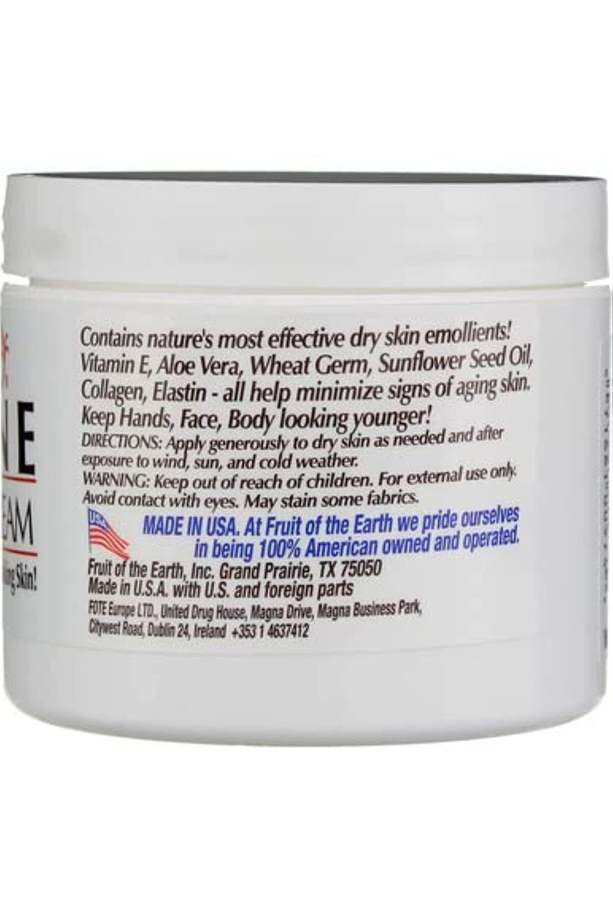 Fruit Of The Earth-Vitamin E Skin Care Cream 4 Ounce Cream 8