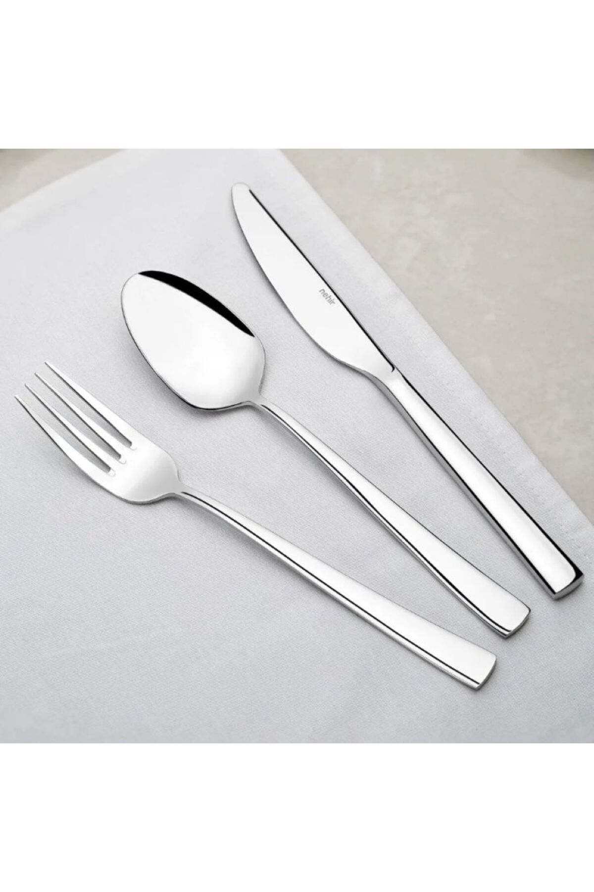 Nehir-Sea Plain Model 89 PcsFork Spoon Knife Set Boxed 7