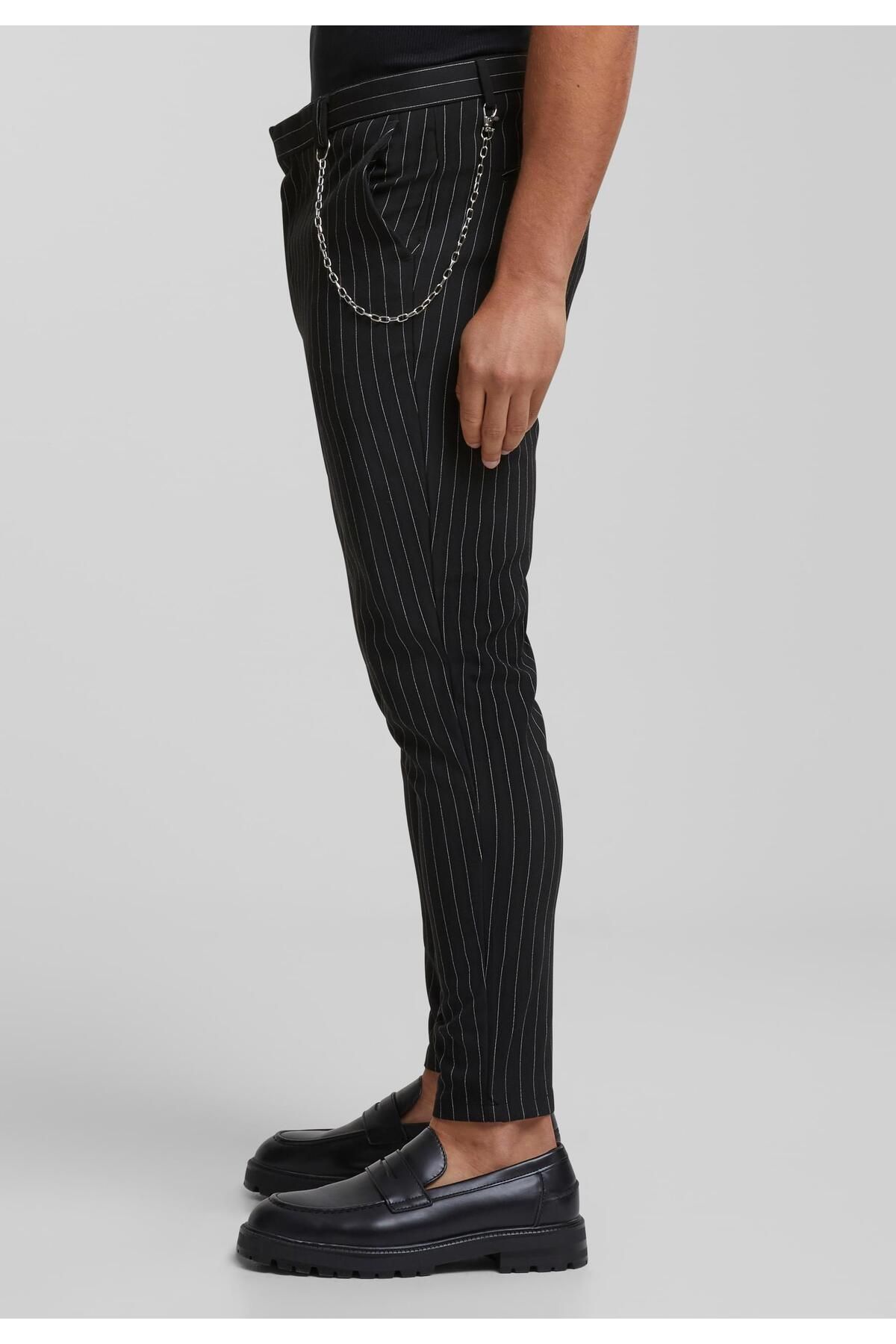 2Y STUDIOS-2Y Cropped Pants Nadelstreifen 4