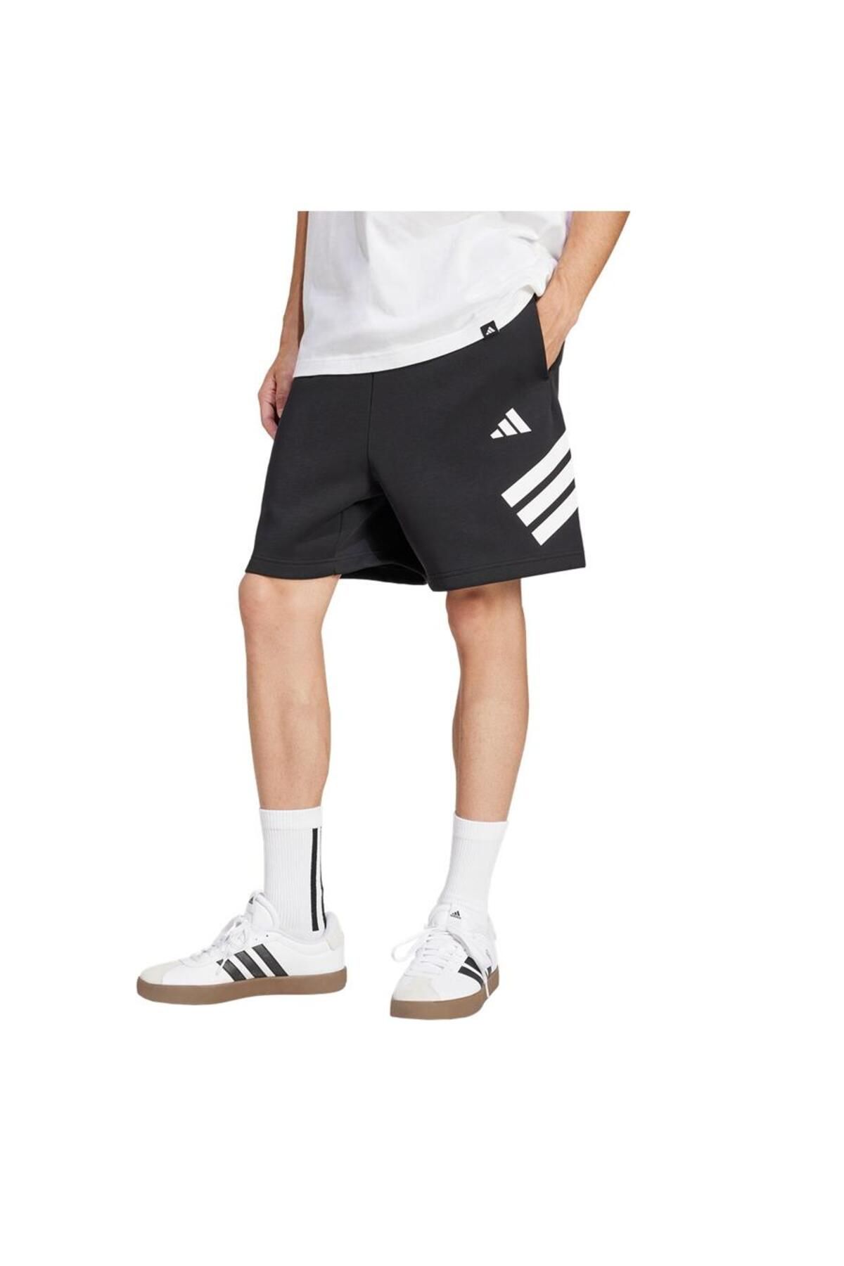 adidas Erkek Siyah SHORTS (1/2) M FI 3S SHO JD4884