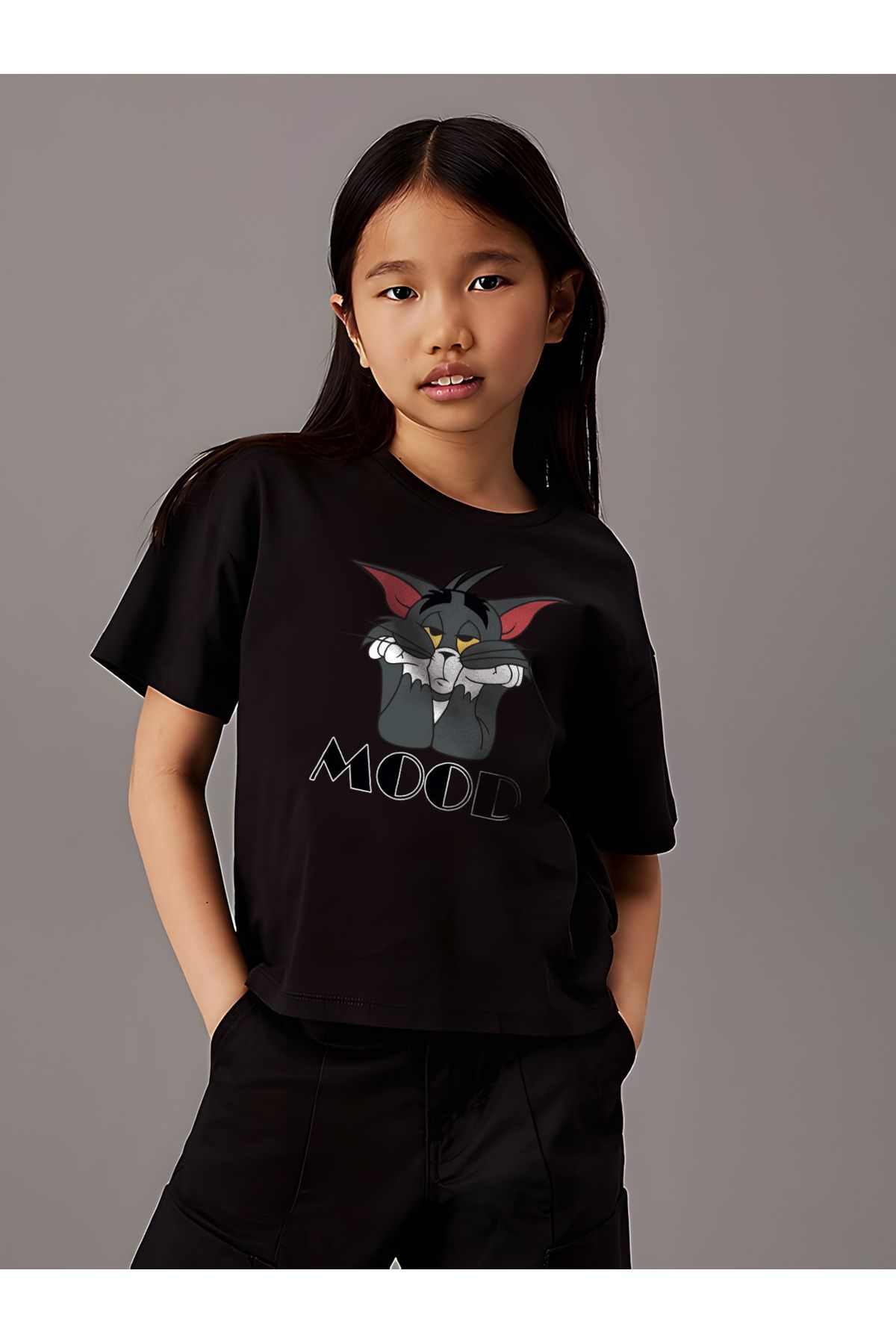 uyguntarz Bedrucktes Baumwoll-t-shirt Für Kinder für Kinder Unisex - 3–4 Jahre