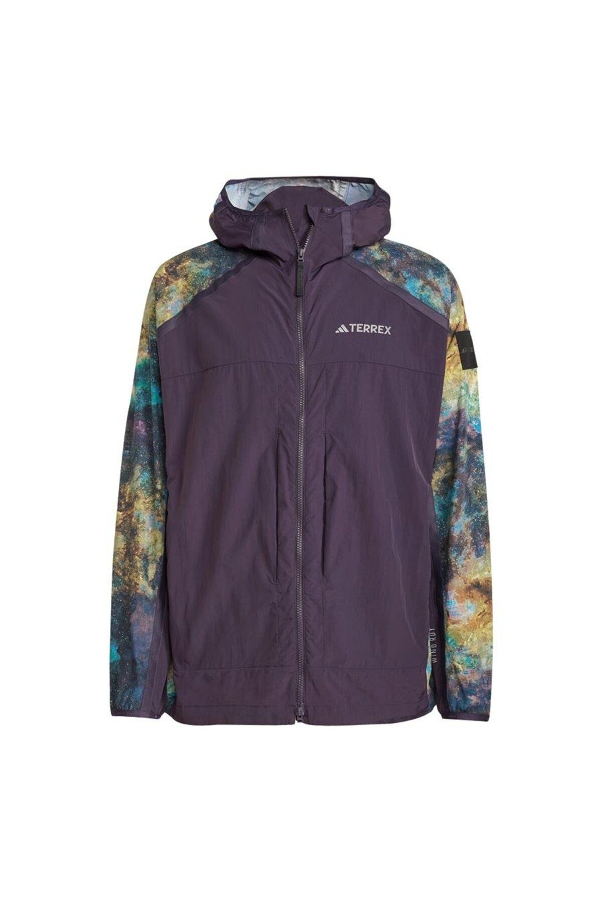 adidas-Men's Purple Jacket Ng W.R Aop Jkt Jd5839 1