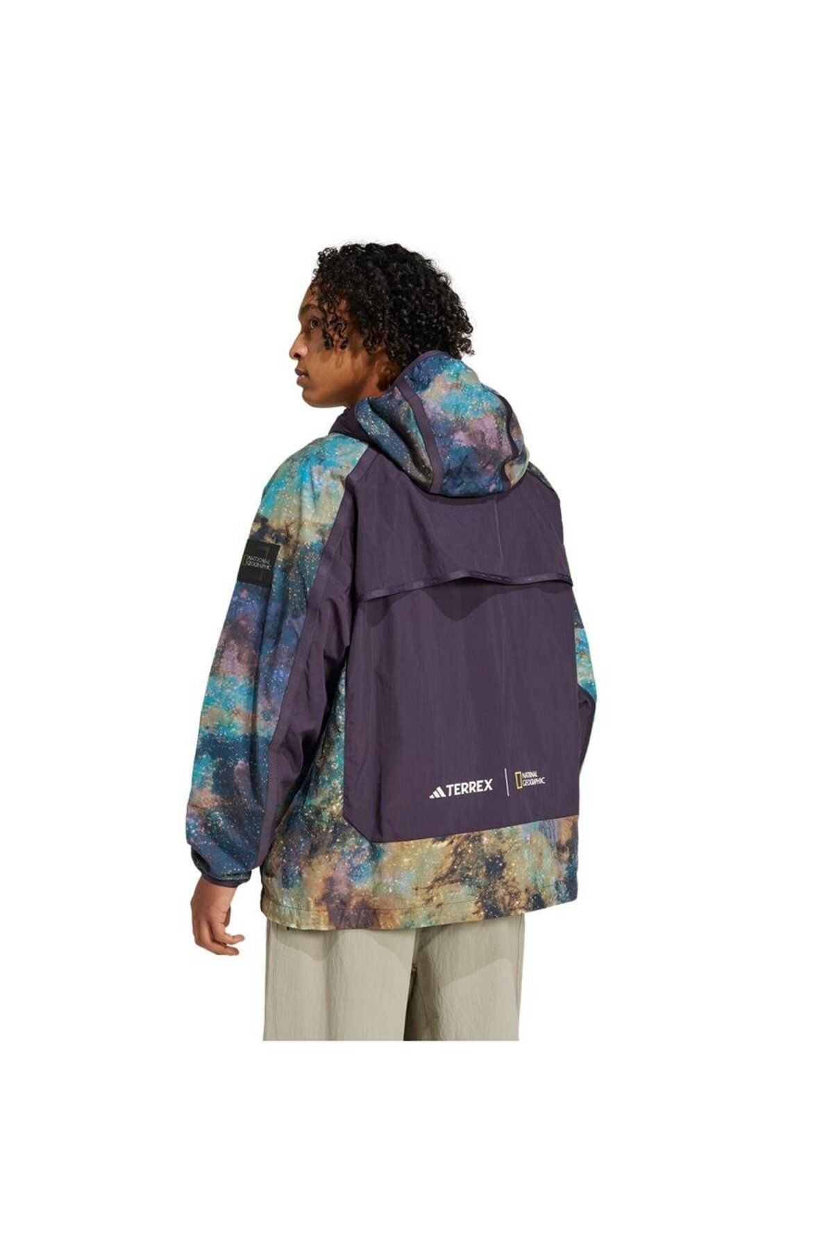 adidas-Men's Purple Jacket Ng W.R Aop Jkt Jd5839 3