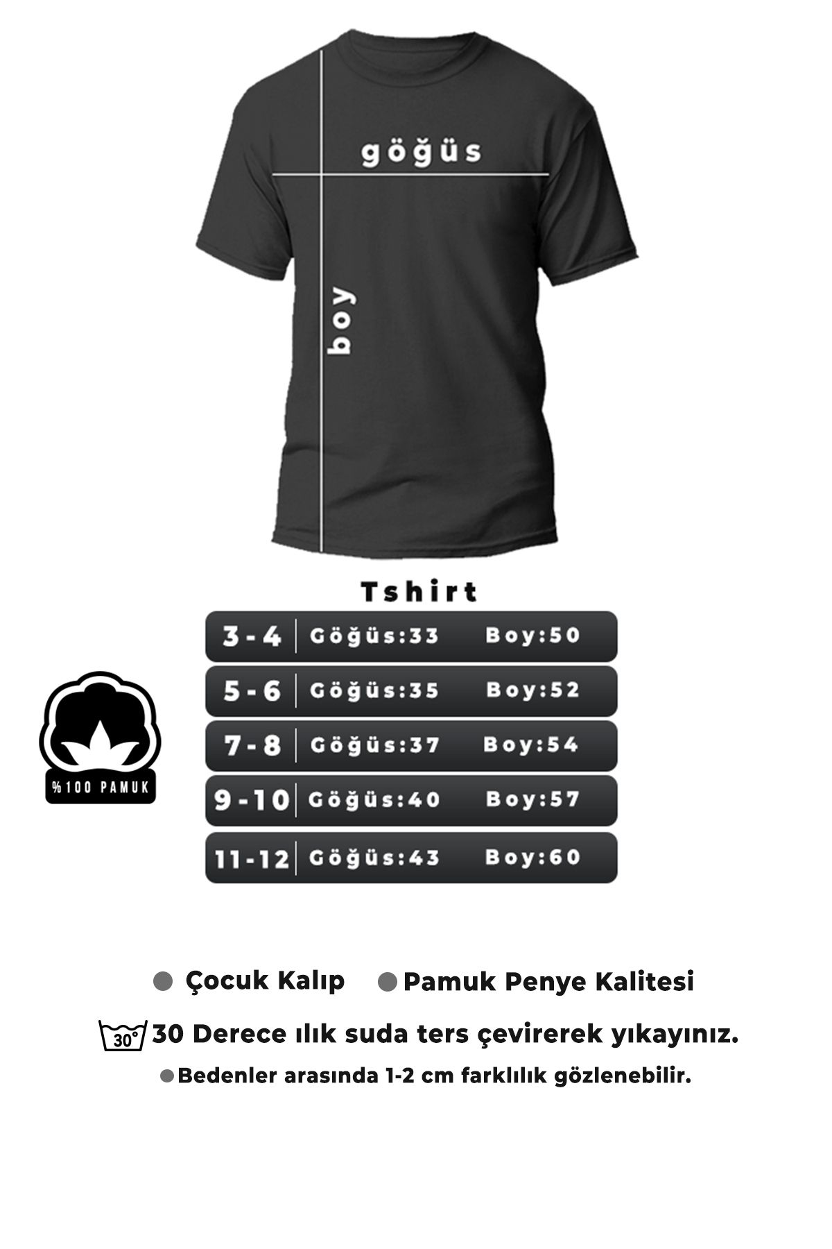 uyguntarz-Children's Mood Printed Cotton Tshirt 3