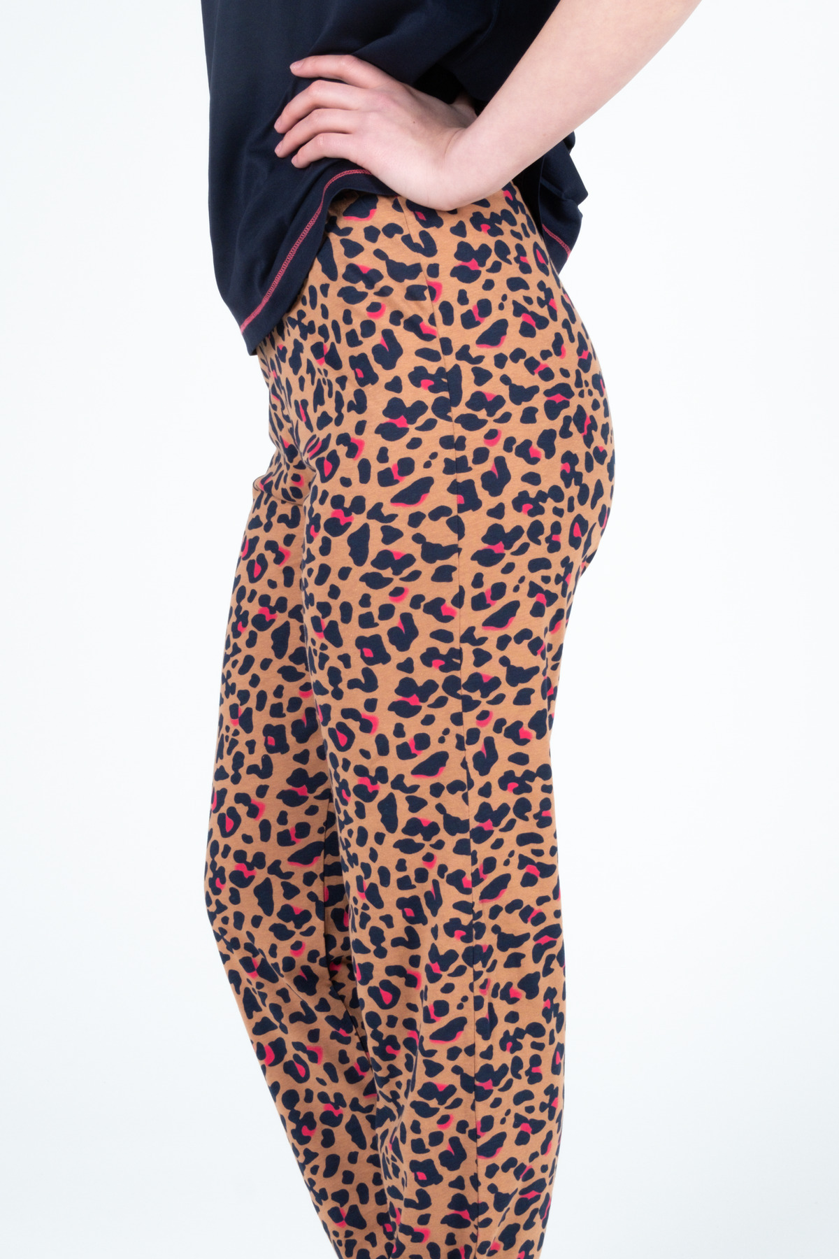 Kyron Kadın Pijama Altı Leopar Desenli / Rahat ve Şık