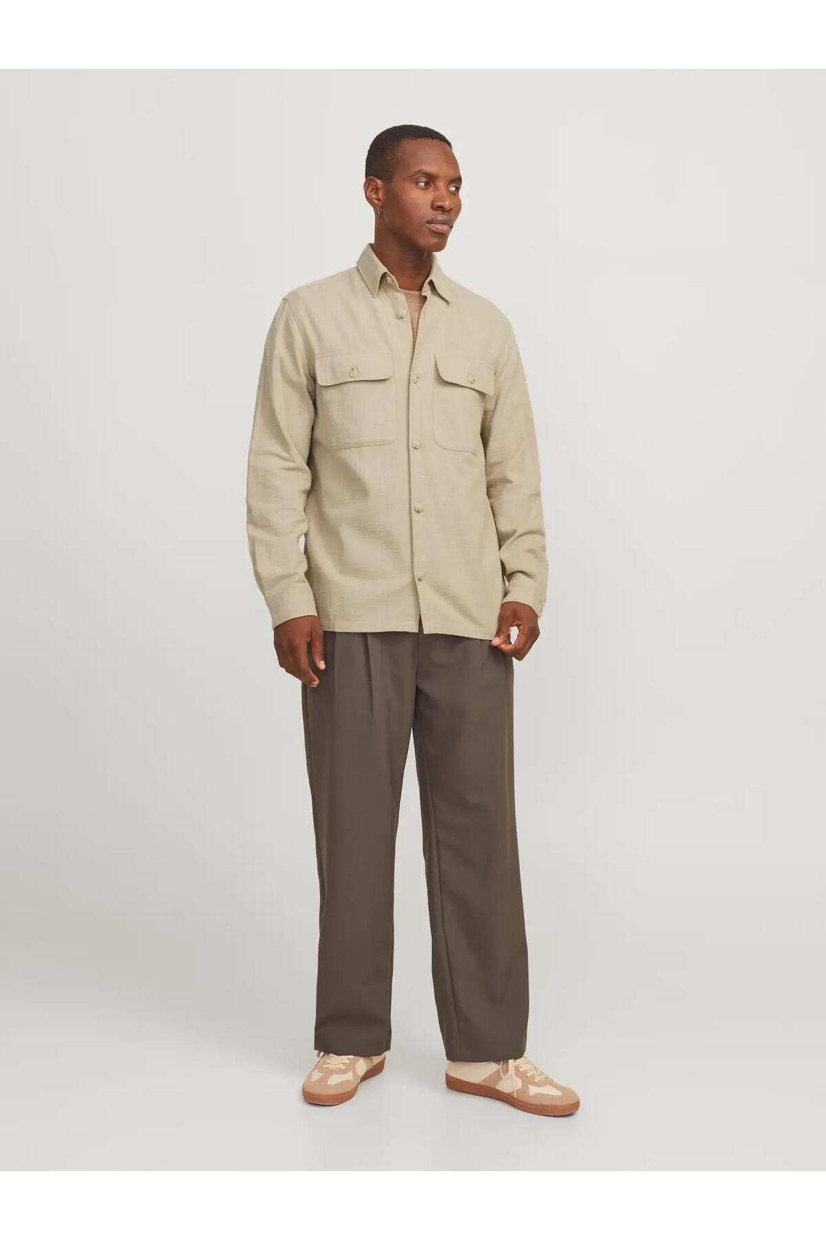 پیراهن مردانه رنگارنگ آستین بلند | جک اند جونز Jack & Jones 12274954 - تصویر 4