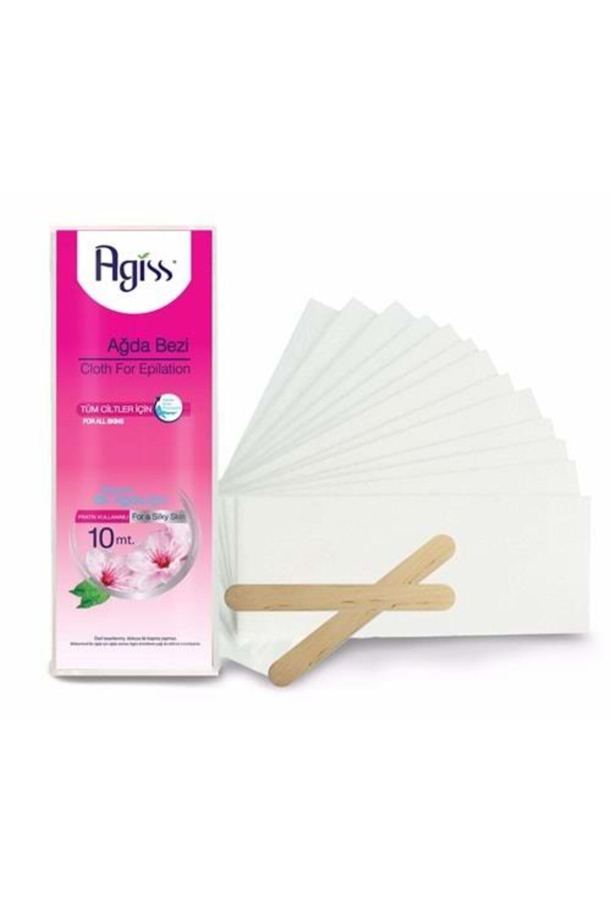 AGISS 10 Metre Ağda Bezi Spatula Hediyeli — AGİSS 10 METRE AĞDA BEZİ