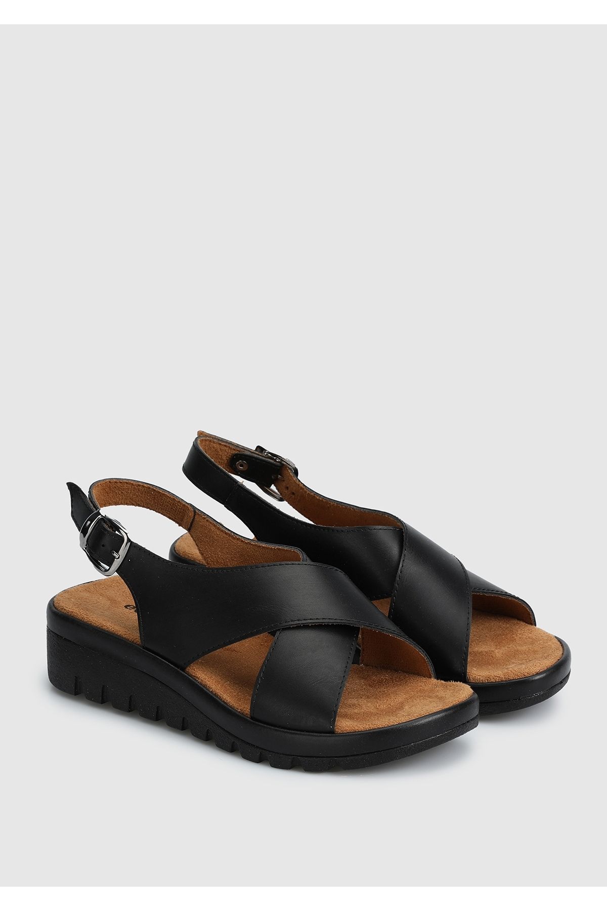 Eclipse-Black Women's Flat Sandals 2