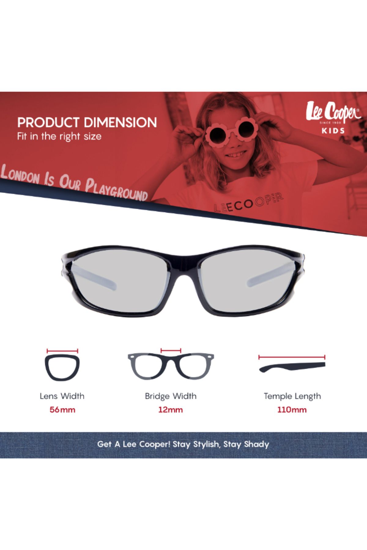 Lee Cooper-Kids Sports Polarised Sunglasses Silver Mirror Lens - LCK101C01 8