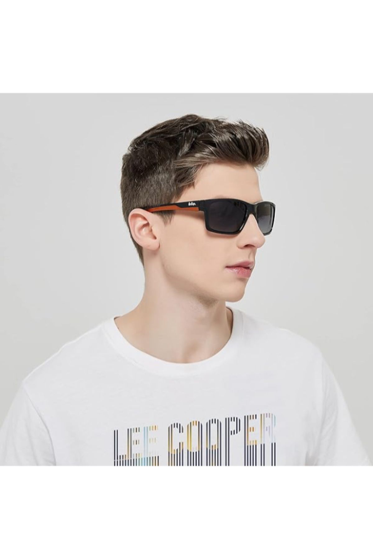 Lee Cooper-Men Polarized Sunglasses Black Mirror Lens - LC1034C02 4