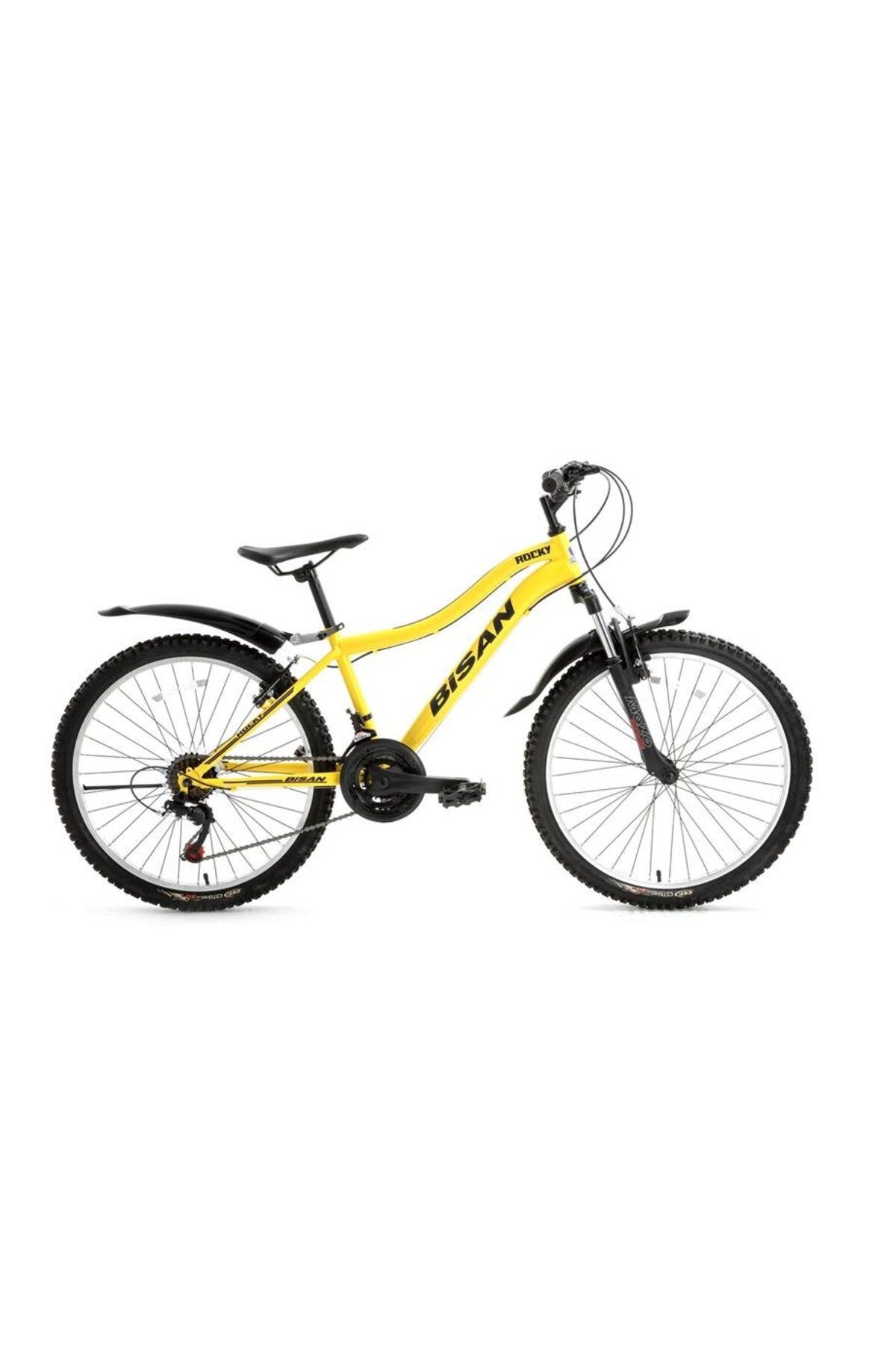 Rocky Erkek Dağ Bisikleti 42cm V 26 Jant 21 Vites Cat Sarı Siyah