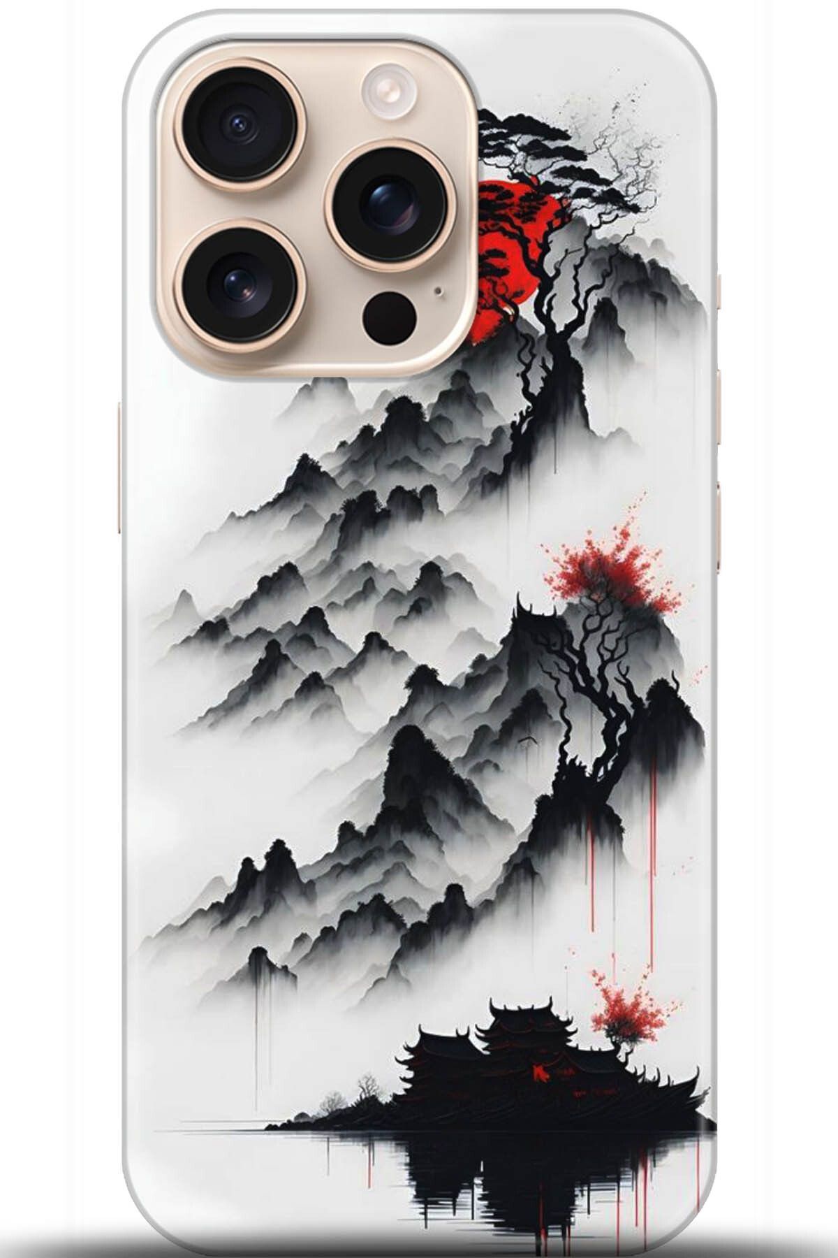 Noprin Apple iPhone 16 Pro Kılıf HD Baskılı Kılıf - Loving You Series * 5172