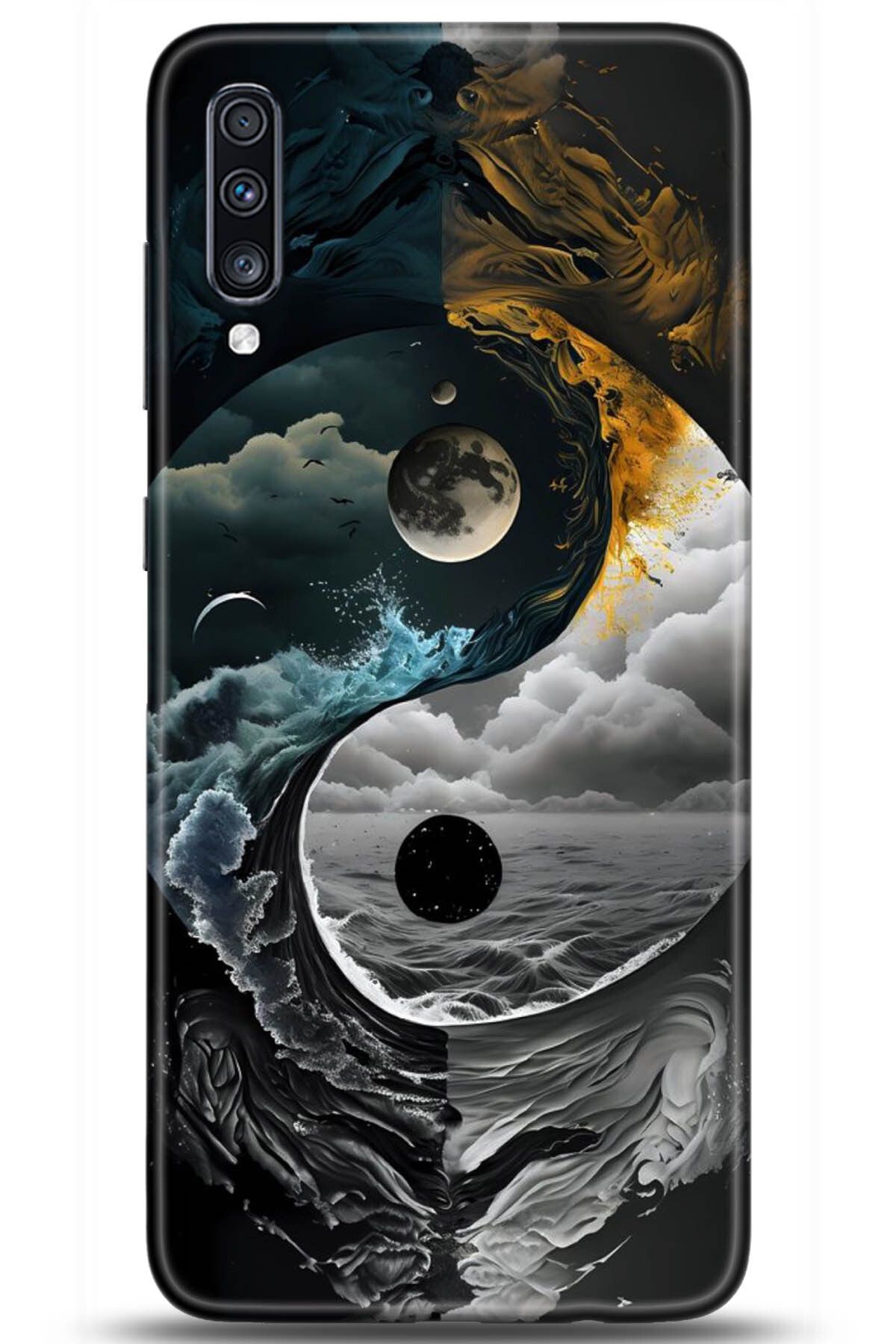Noprin Samsung Galaxy A70s Kılıf HD Baskılı Kılıf - Loving You Series * 5177