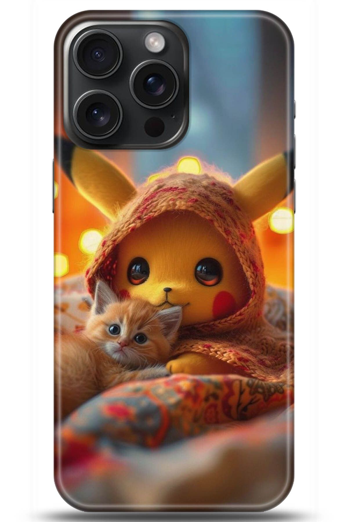Noprin Apple iPhone 15 Pro Kılıf HD Baskılı Kılıf - Loving You Series * 5127